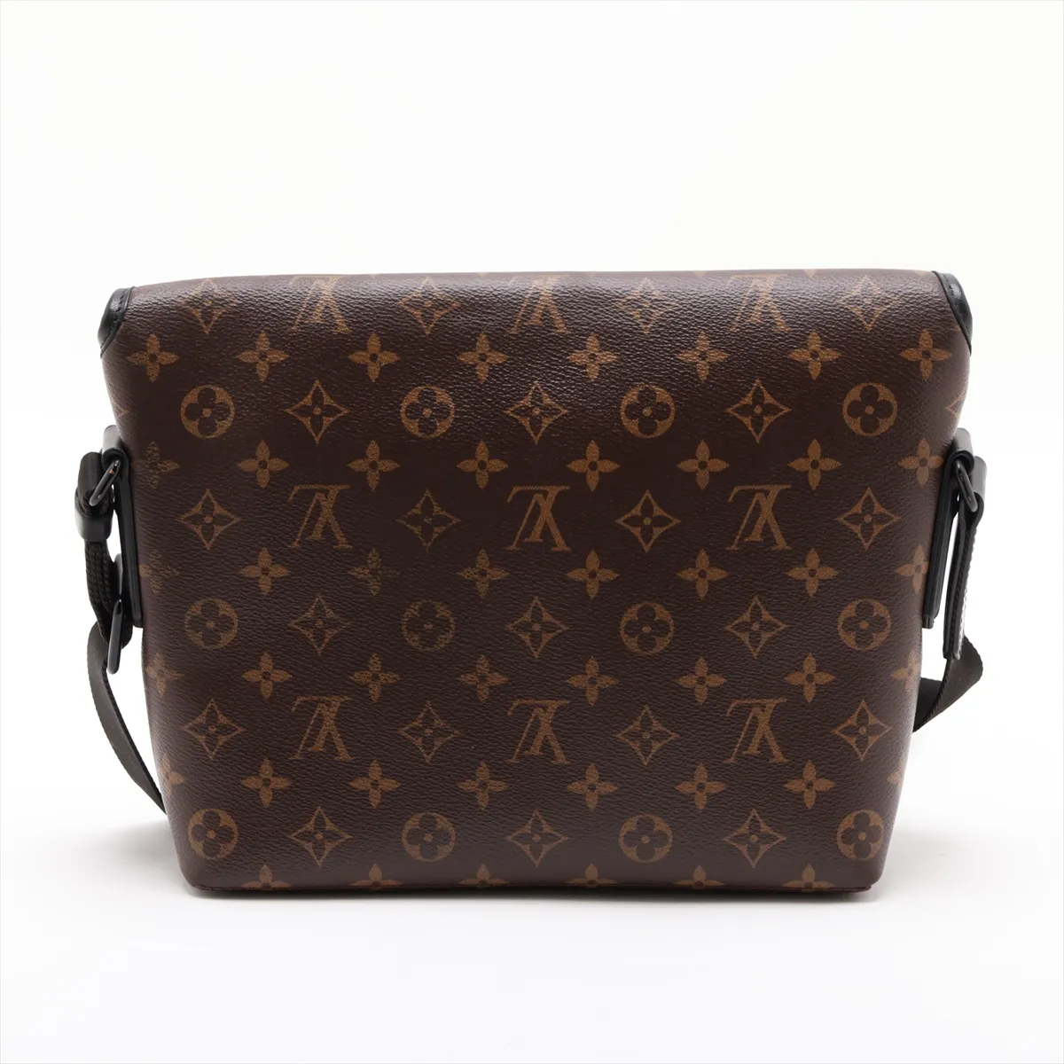 Monogram Macassar Magnetic Messenger Bag M45557 Brown x Black (RFID detected) — view 2
