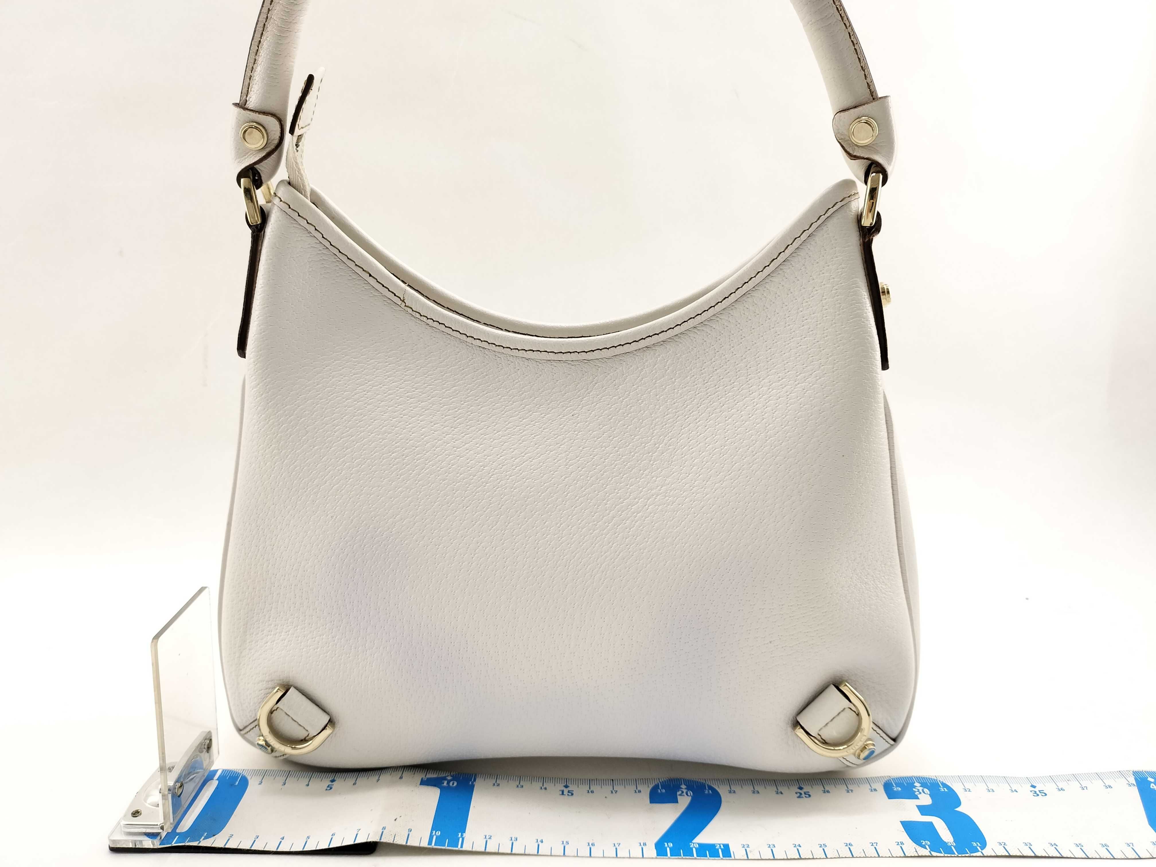 One-Shoulder Bag, White Handbag — view 2