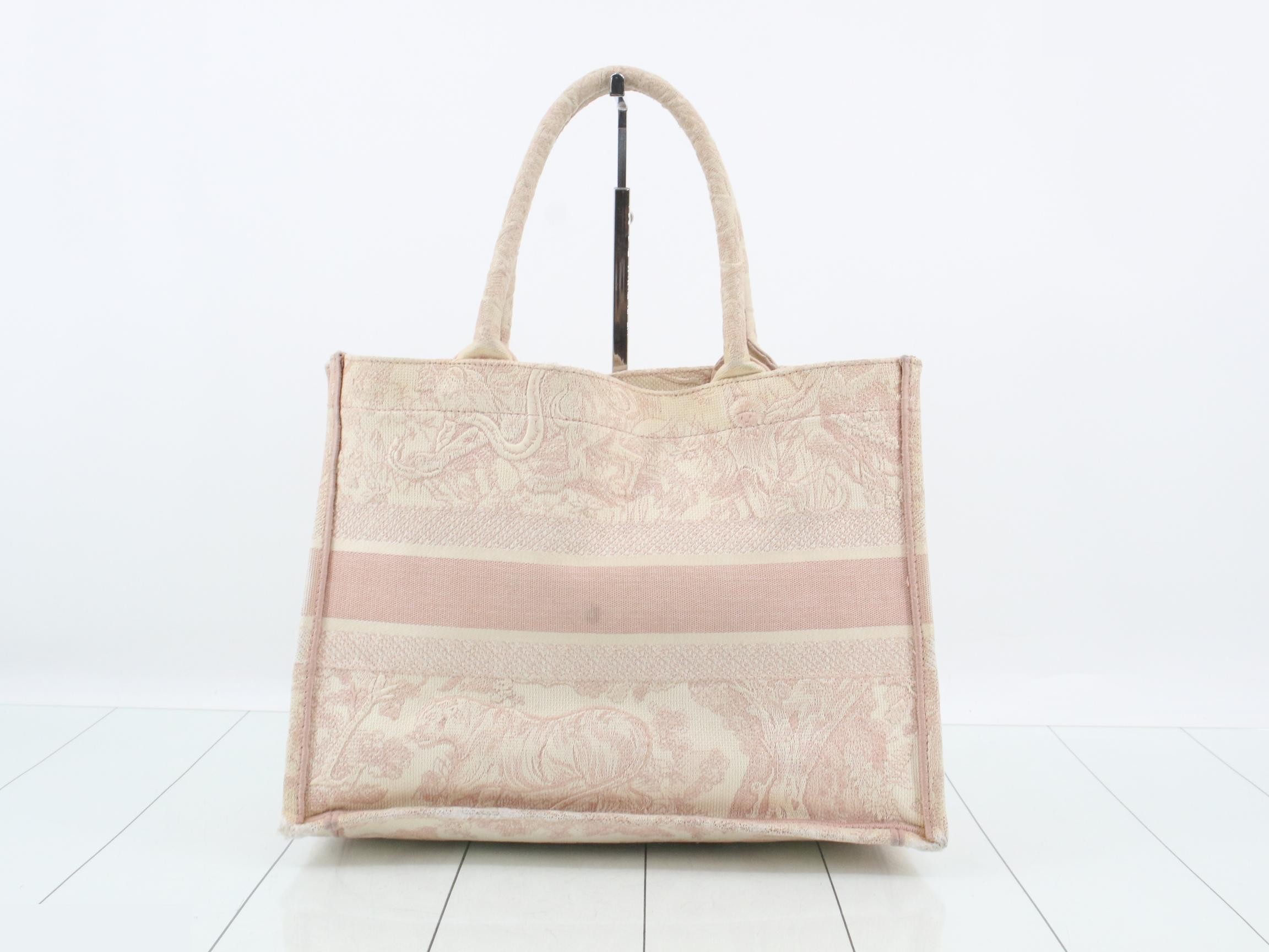 Book Tote Medium Tote Bag, Pink — view 2