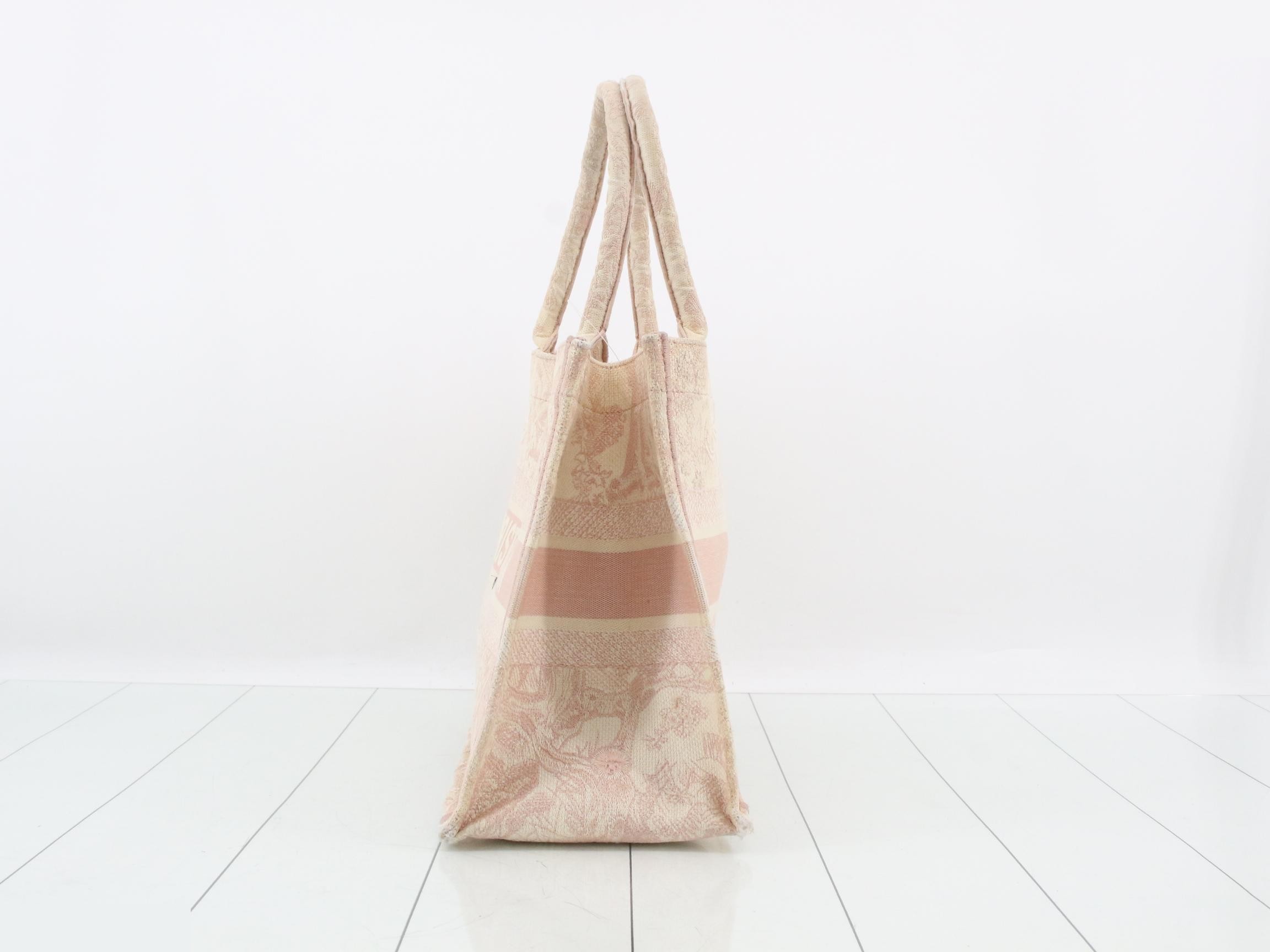 Book Tote Medium Tote Bag, Pink — view 3