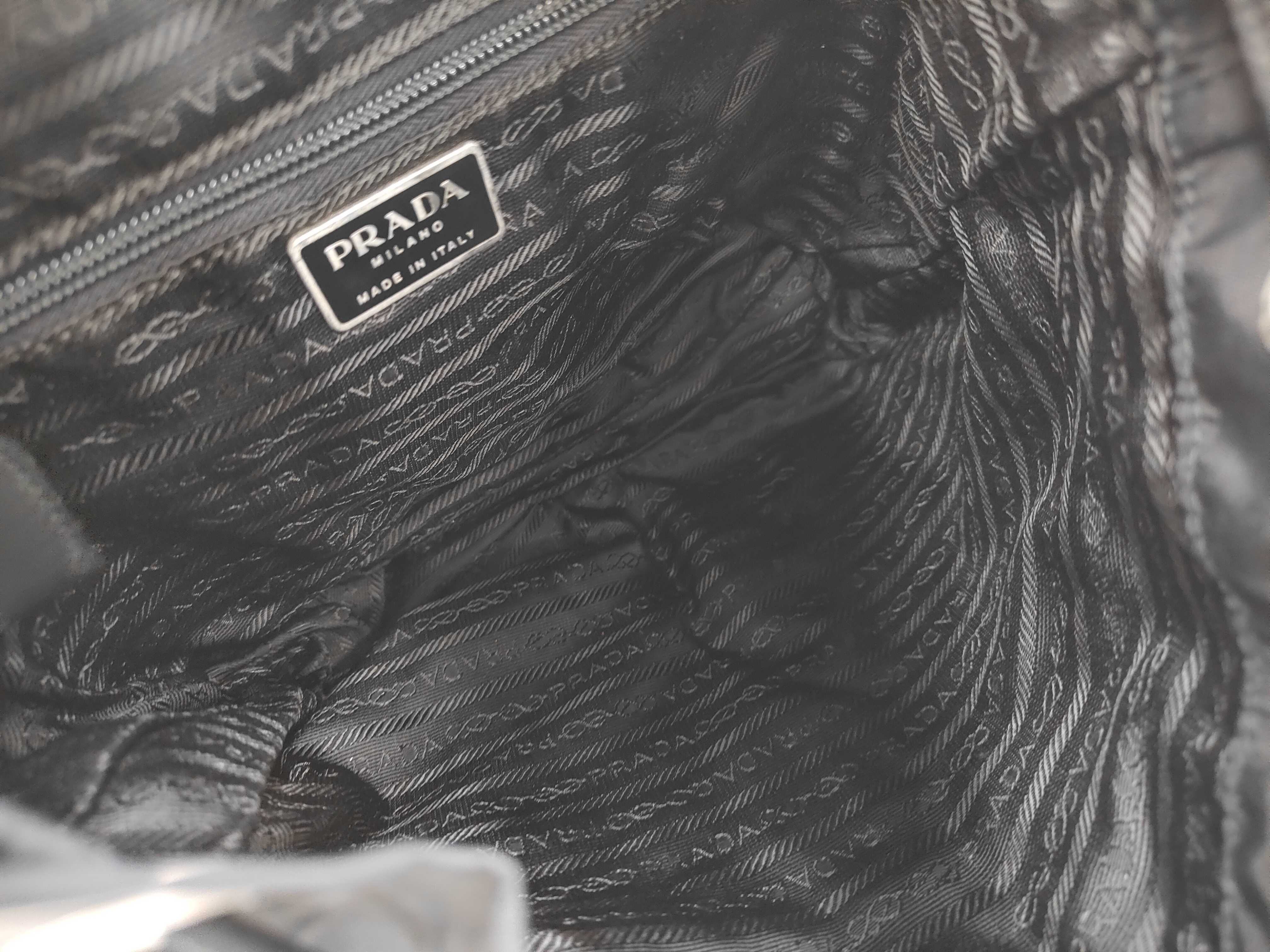 Nylon Mini Backpack with Card Holder, Black Backpack — view 5