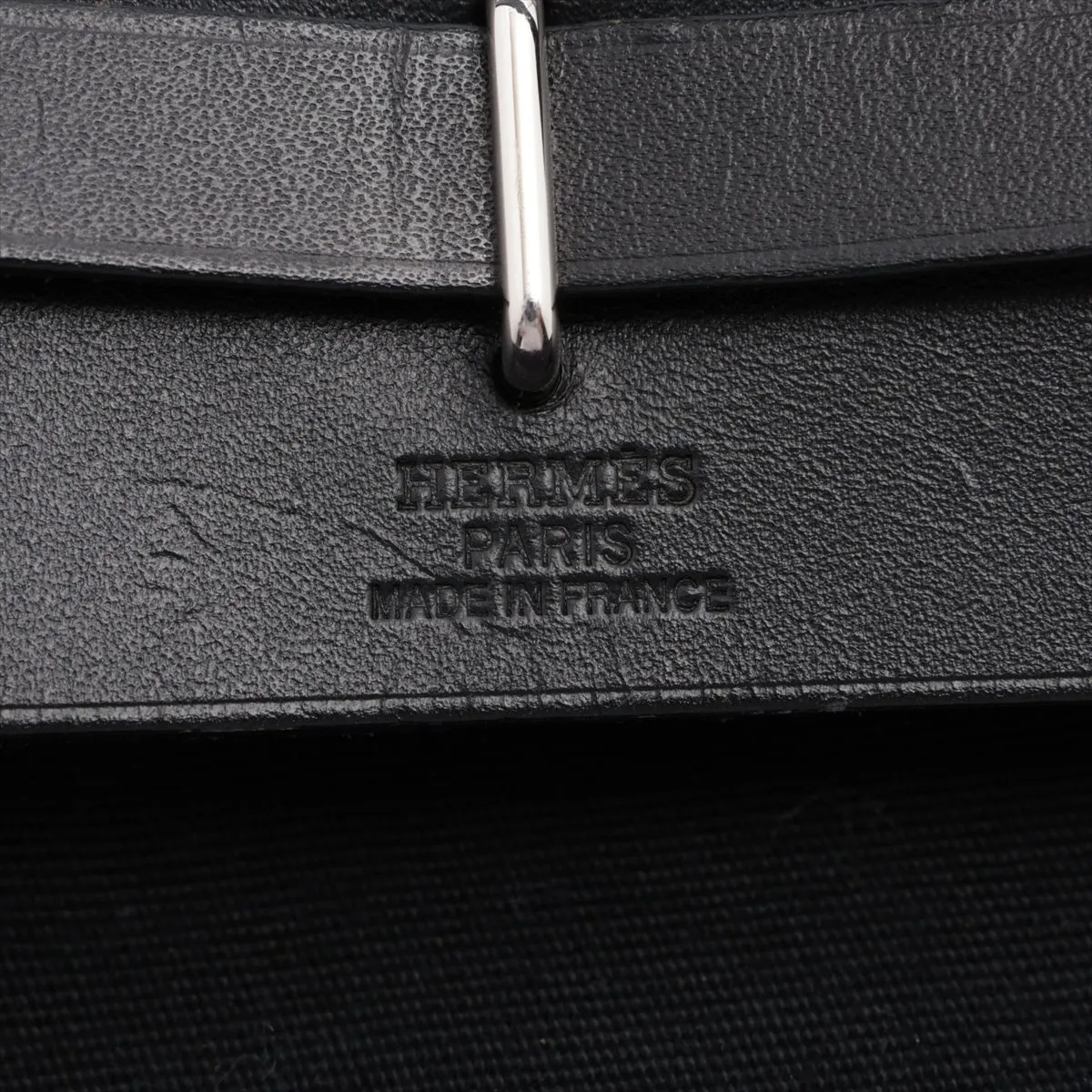 Ale Bag TPM Toile Officier x Vash Hunter Black Silver Hardware H:2004 — view 7
