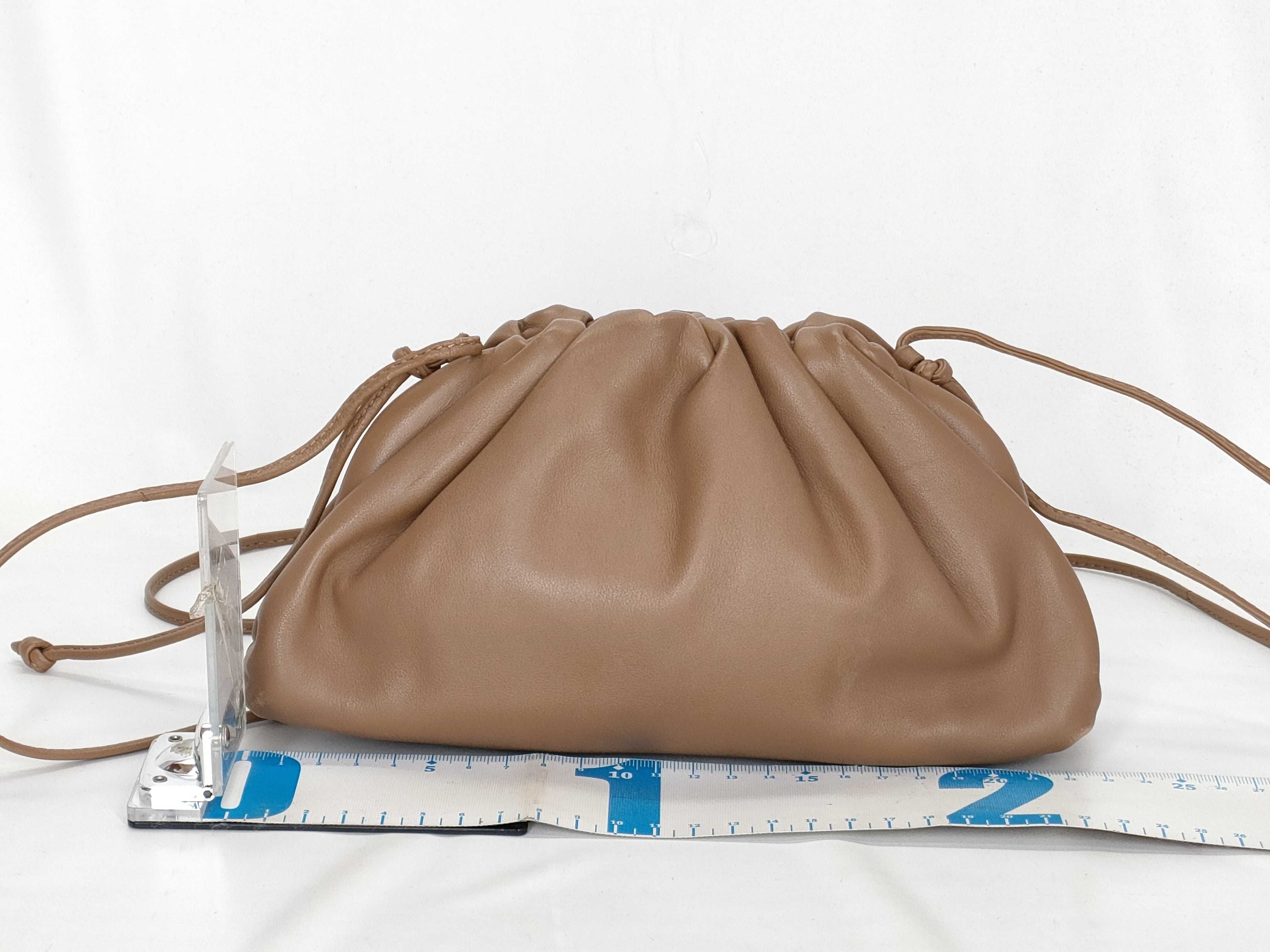 Mini The Pouch Leather Shoulder Bag Brown Shoulder Bag — view 2