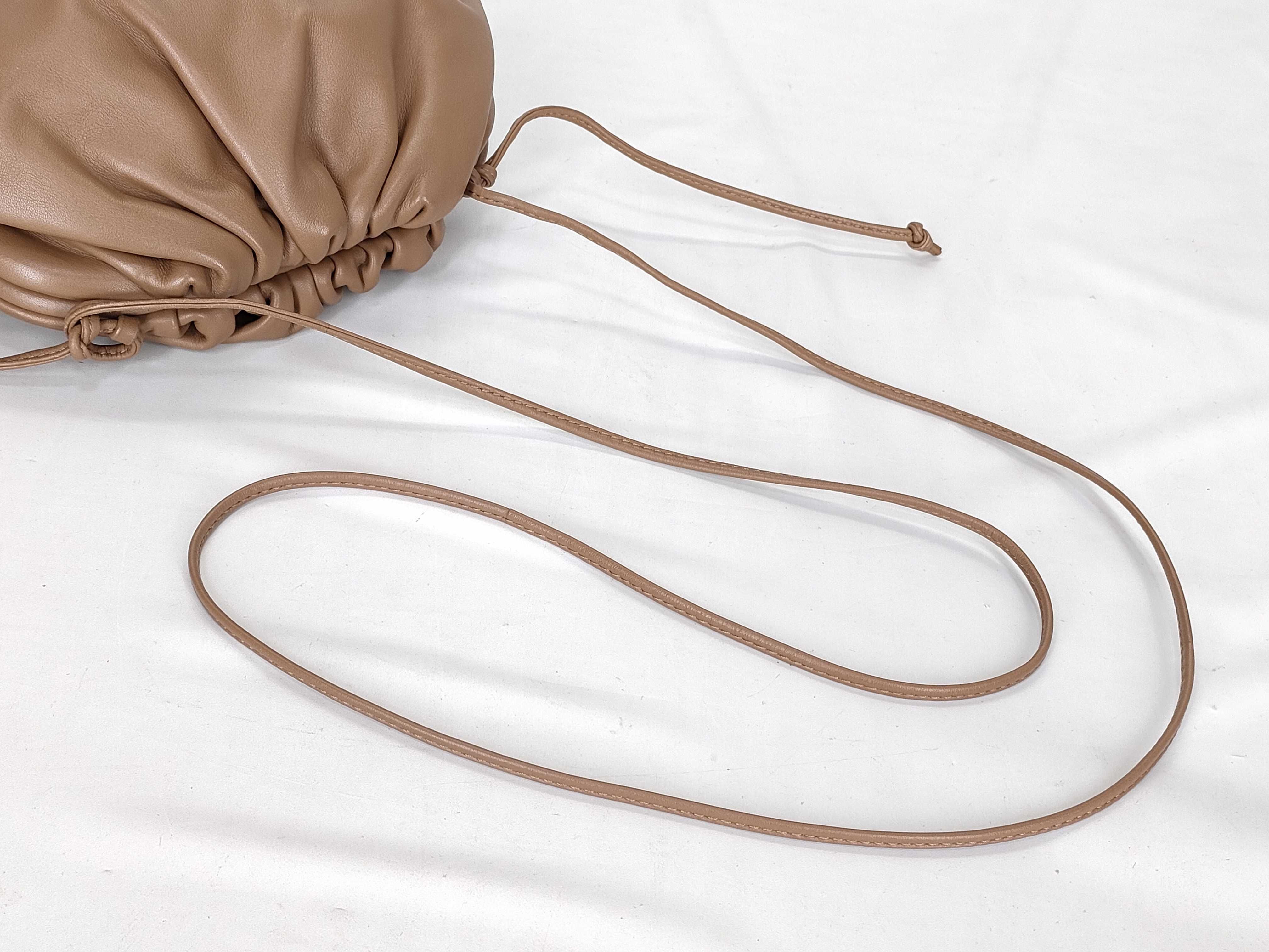 Mini The Pouch Leather Shoulder Bag Brown Shoulder Bag — view 3