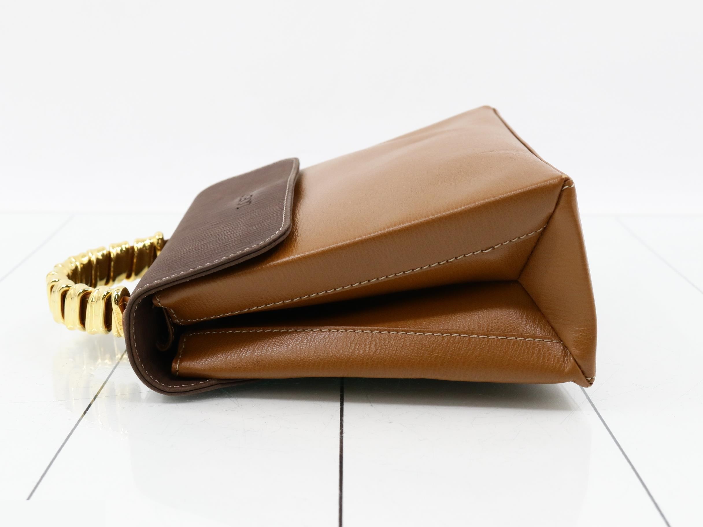 Velázquez Leather 2-Way Handbag, Bi-color — view 4
