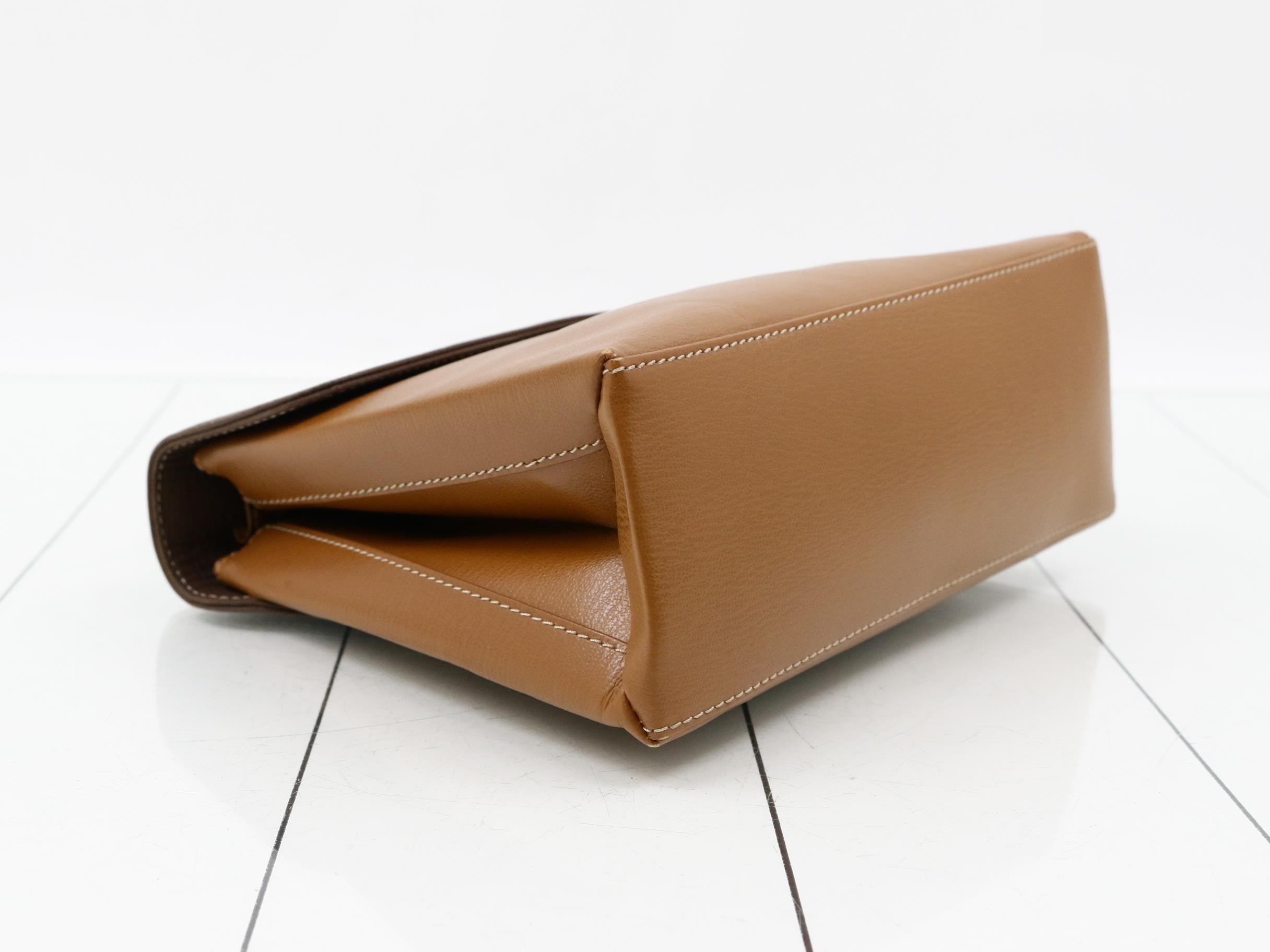 Velázquez Leather 2-Way Handbag, Bi-color — view 5