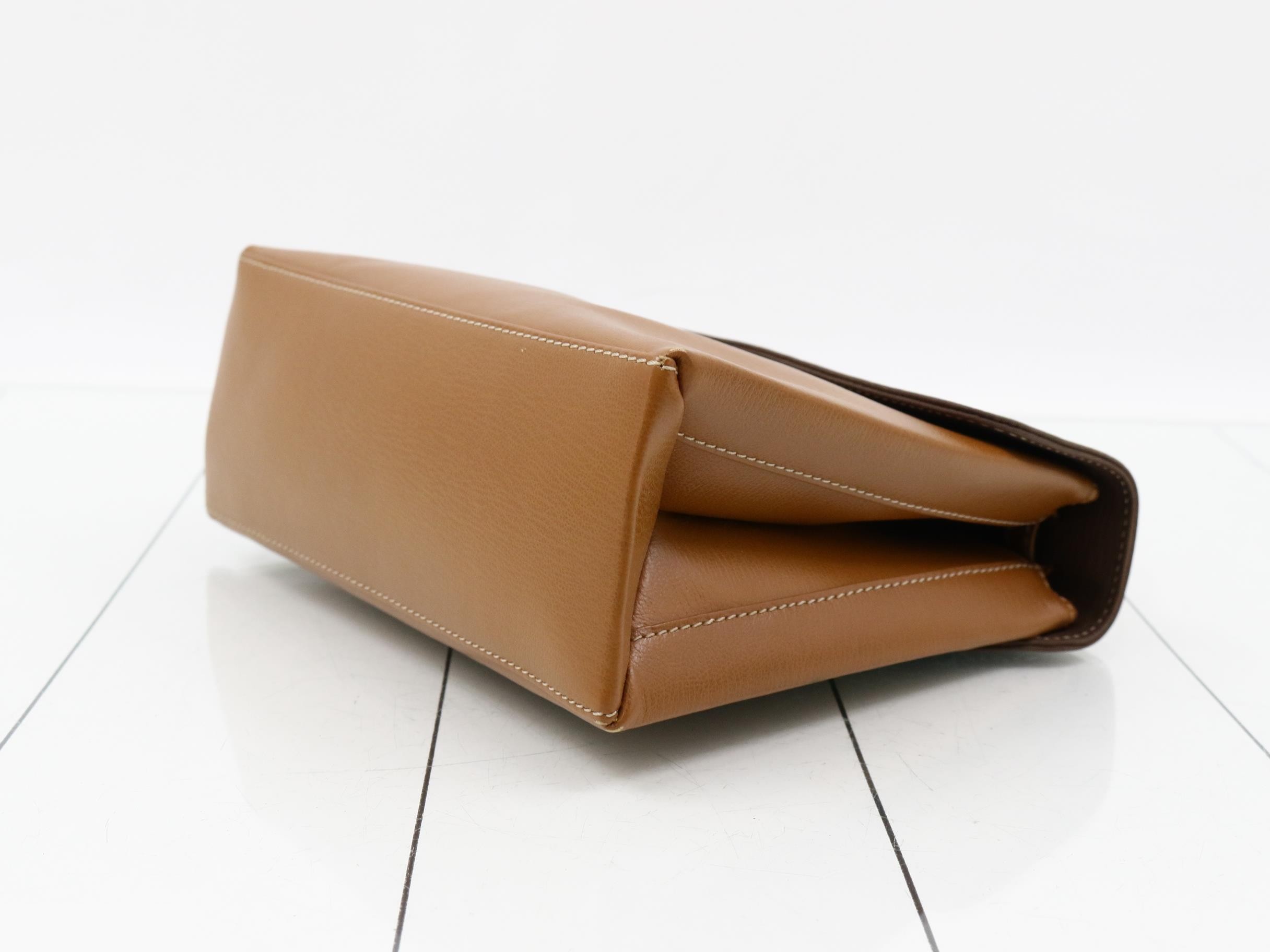 Velázquez Leather 2-Way Handbag, Bi-color — view 6