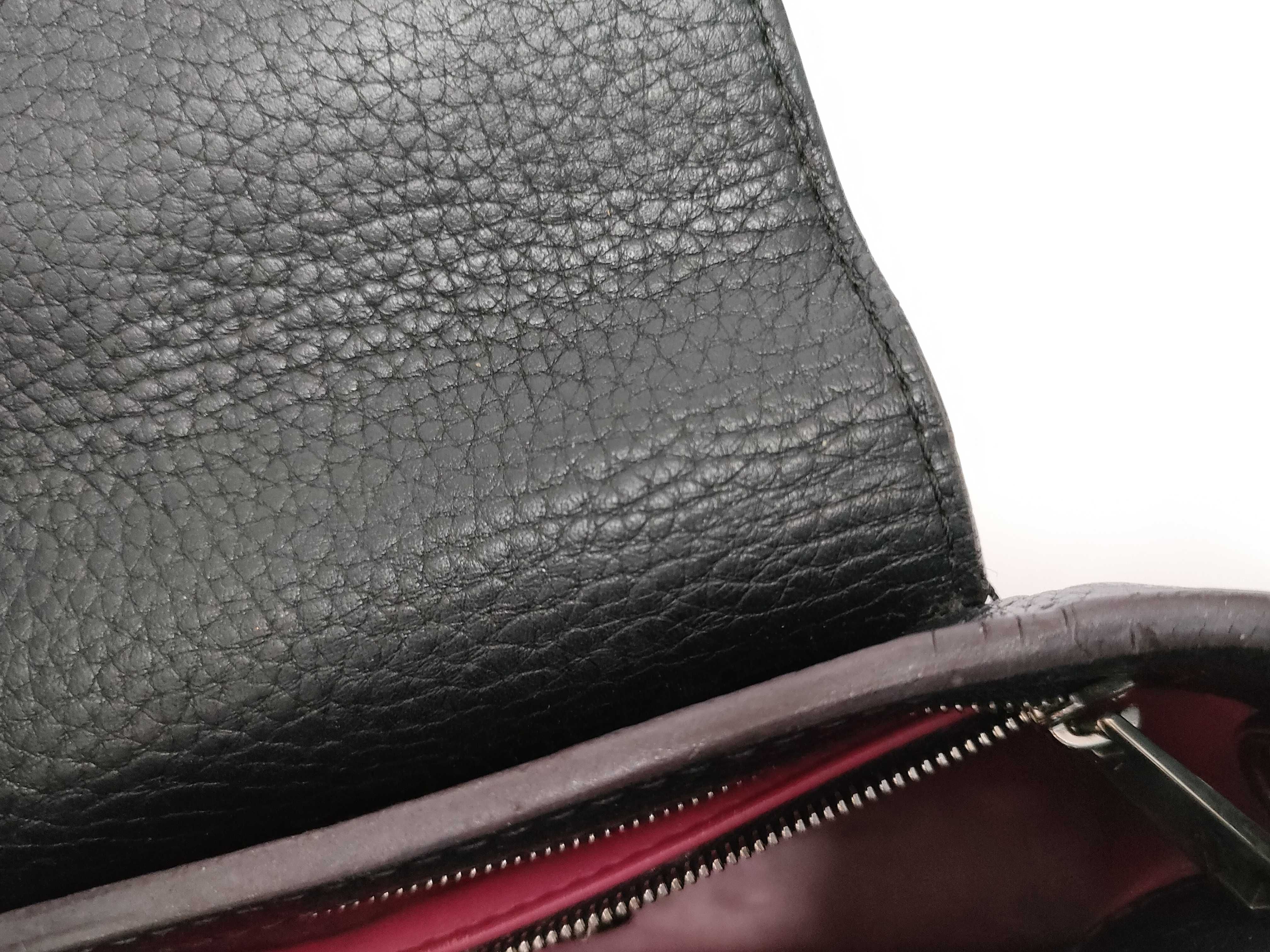 Damier Graphite Louis Vuitton Capucines Taurillon Leather Handbag — view 12