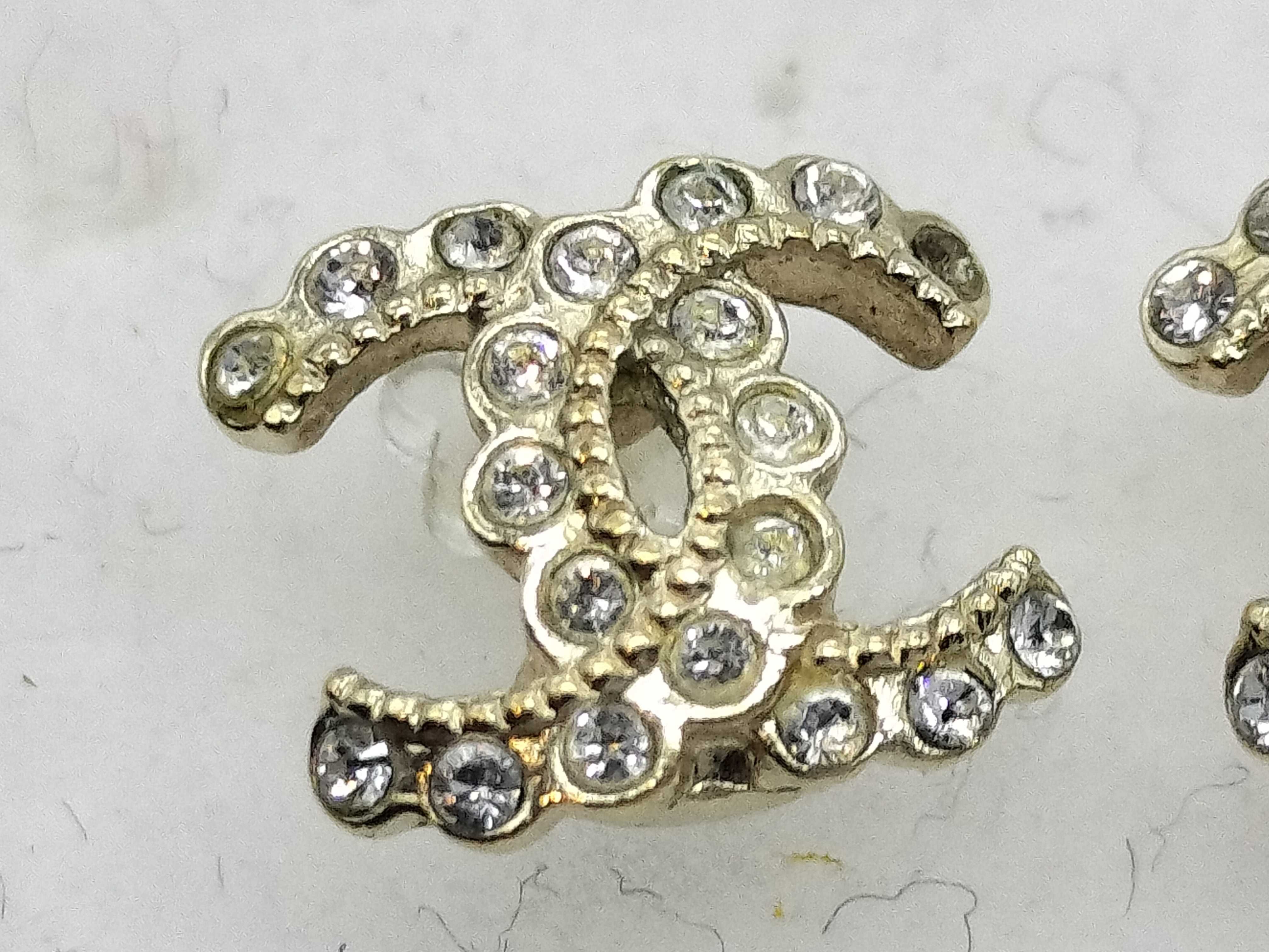 Earrings A20S Coco Rhinestone Earrings (Multiple stones missing) — view 2