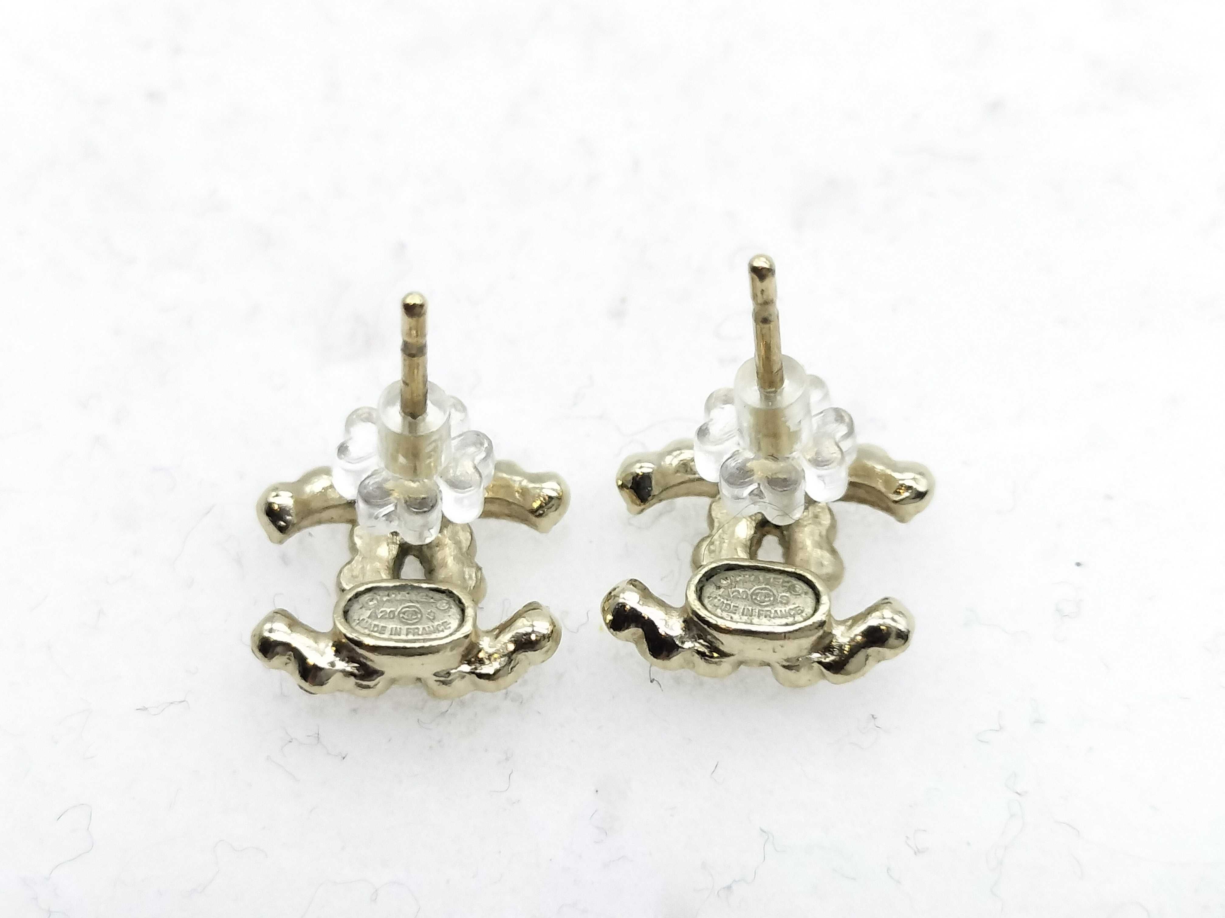 Earrings A20S Coco Rhinestone Earrings (Multiple stones missing) — view 3