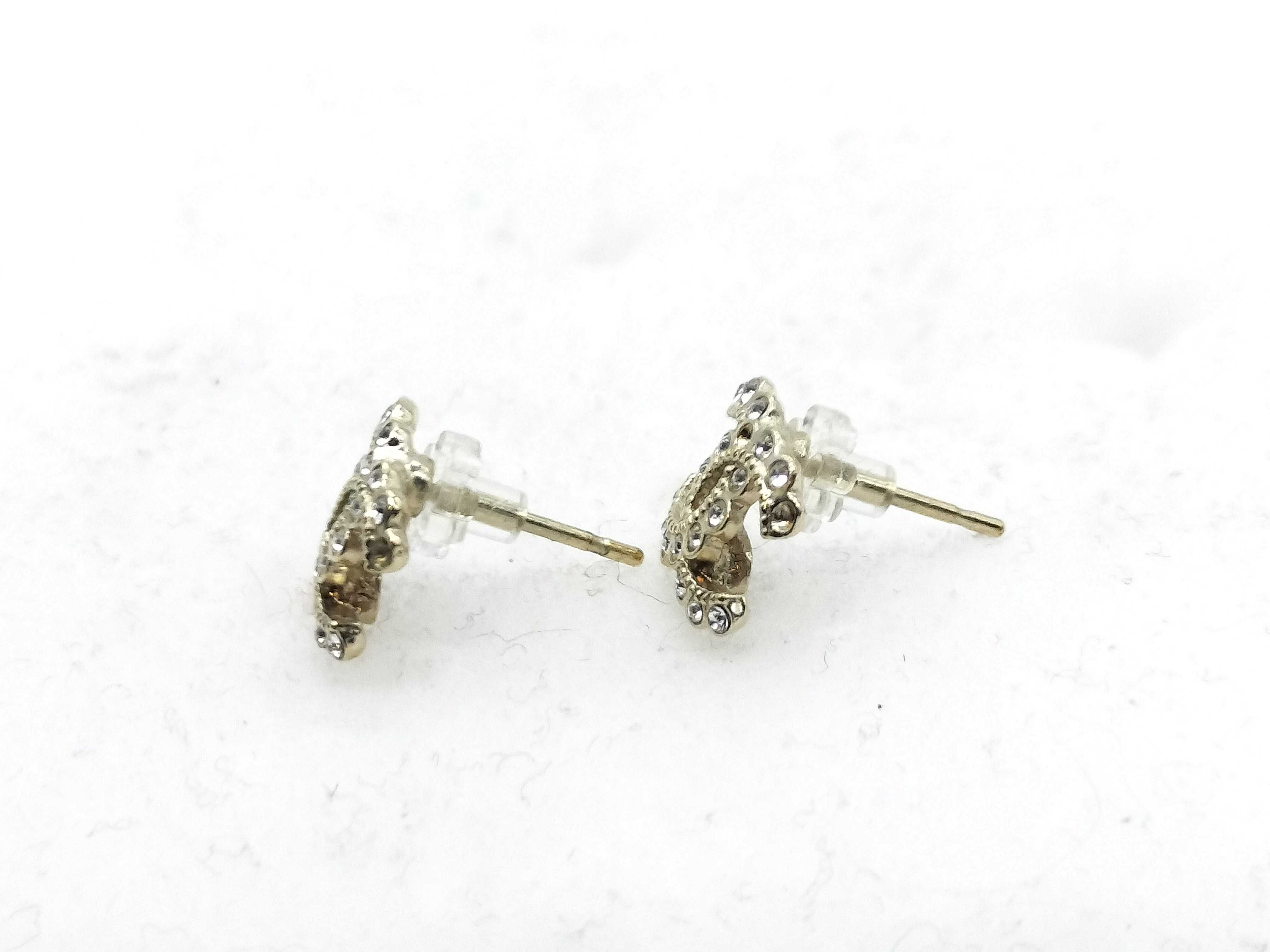 Earrings A20S Coco Rhinestone Earrings (Multiple stones missing) — view 4