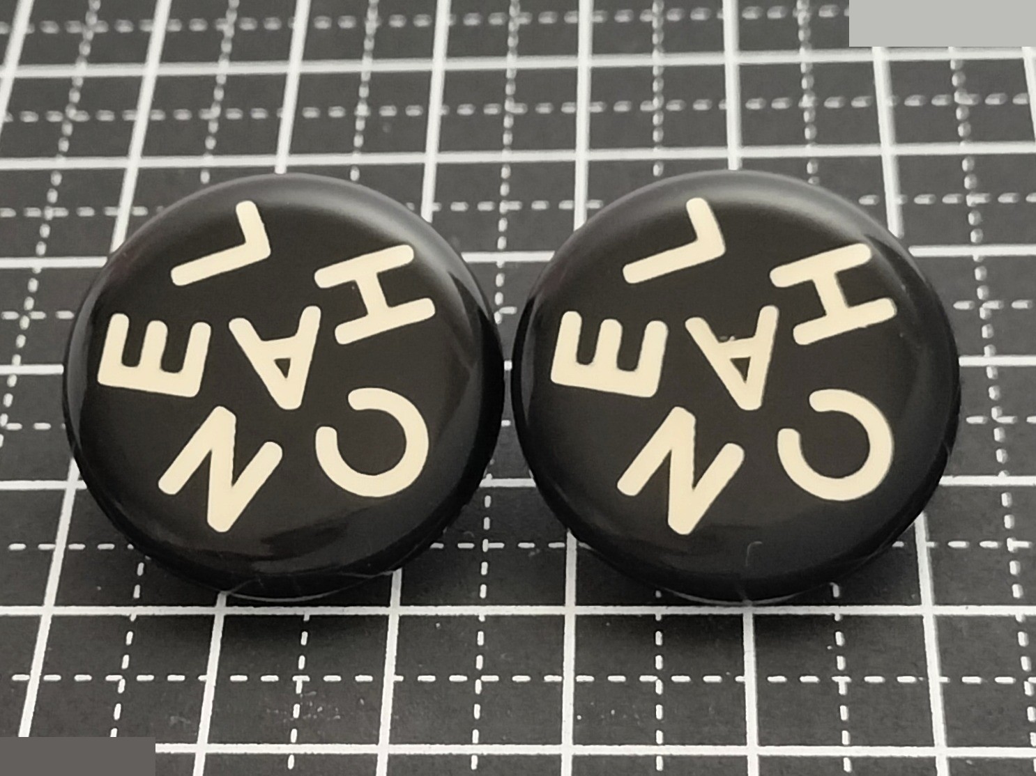 Logo Black Gold Earrings — view 7