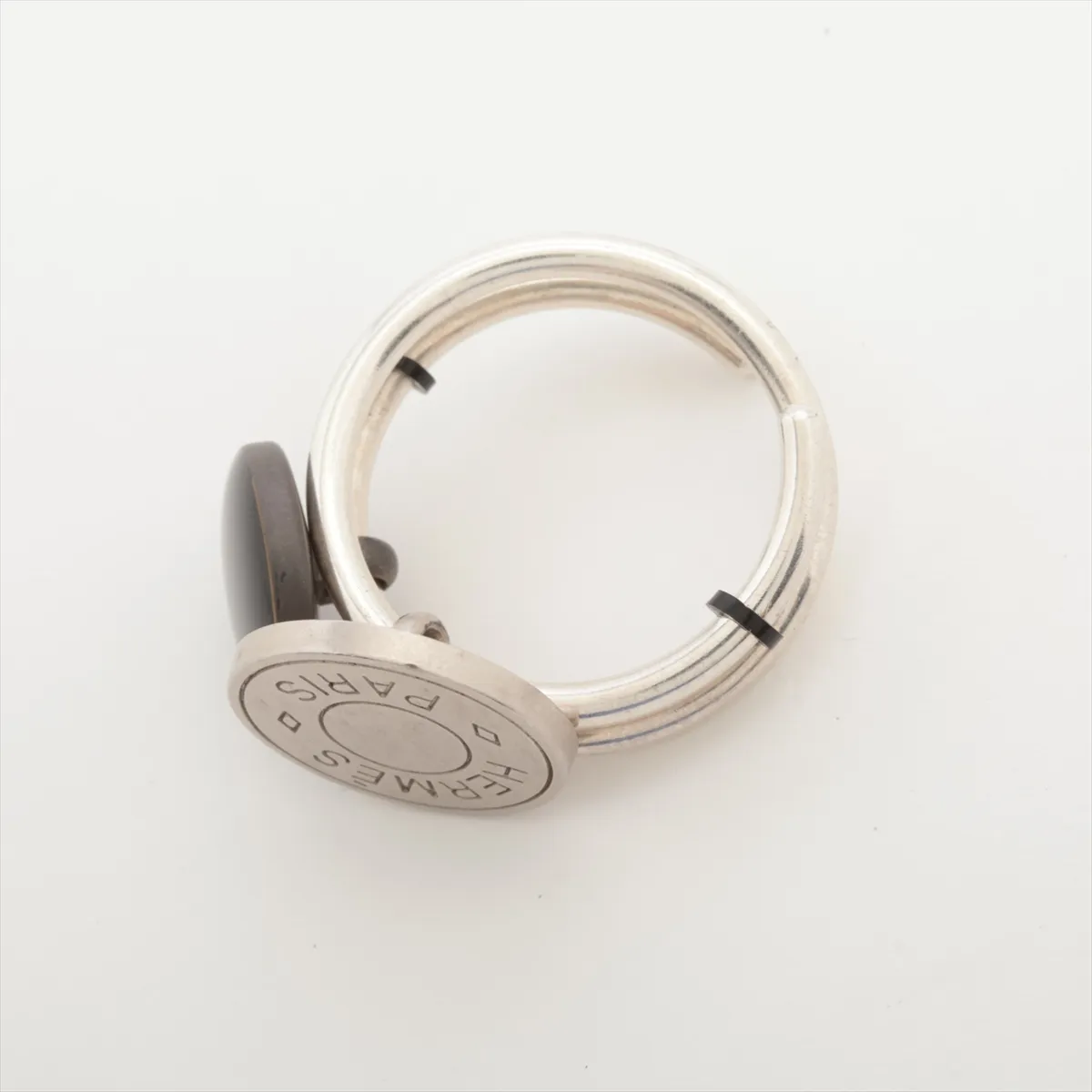 Sellier Keyring, 925 x Metal, Silver. Shows dents, — view 2