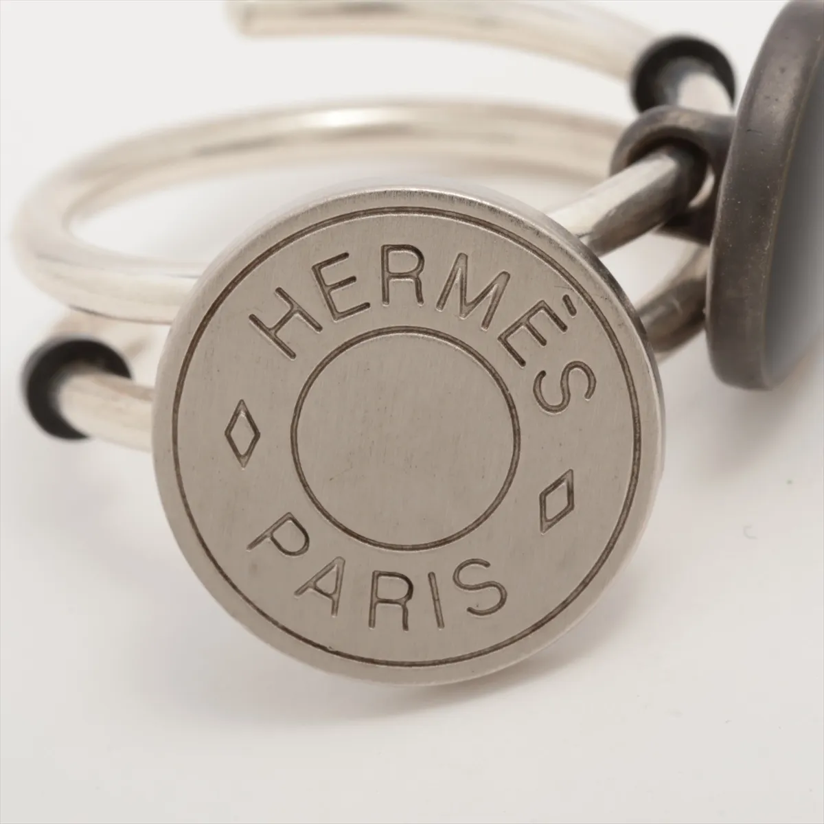 Sellier Keyring, 925 x Metal, Silver. Shows dents, — view 3