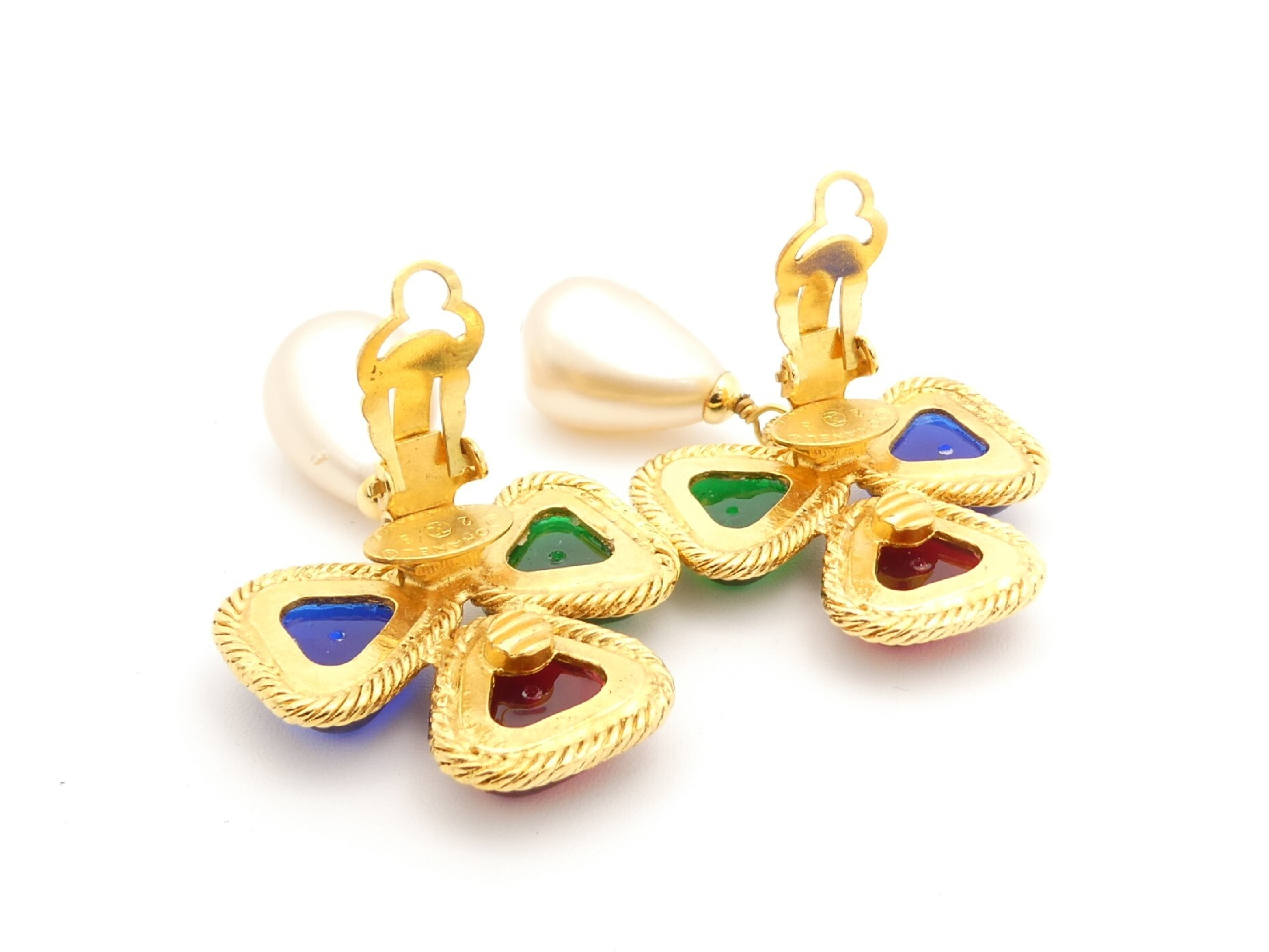 Pearl Gold Swing Earrings — view 5