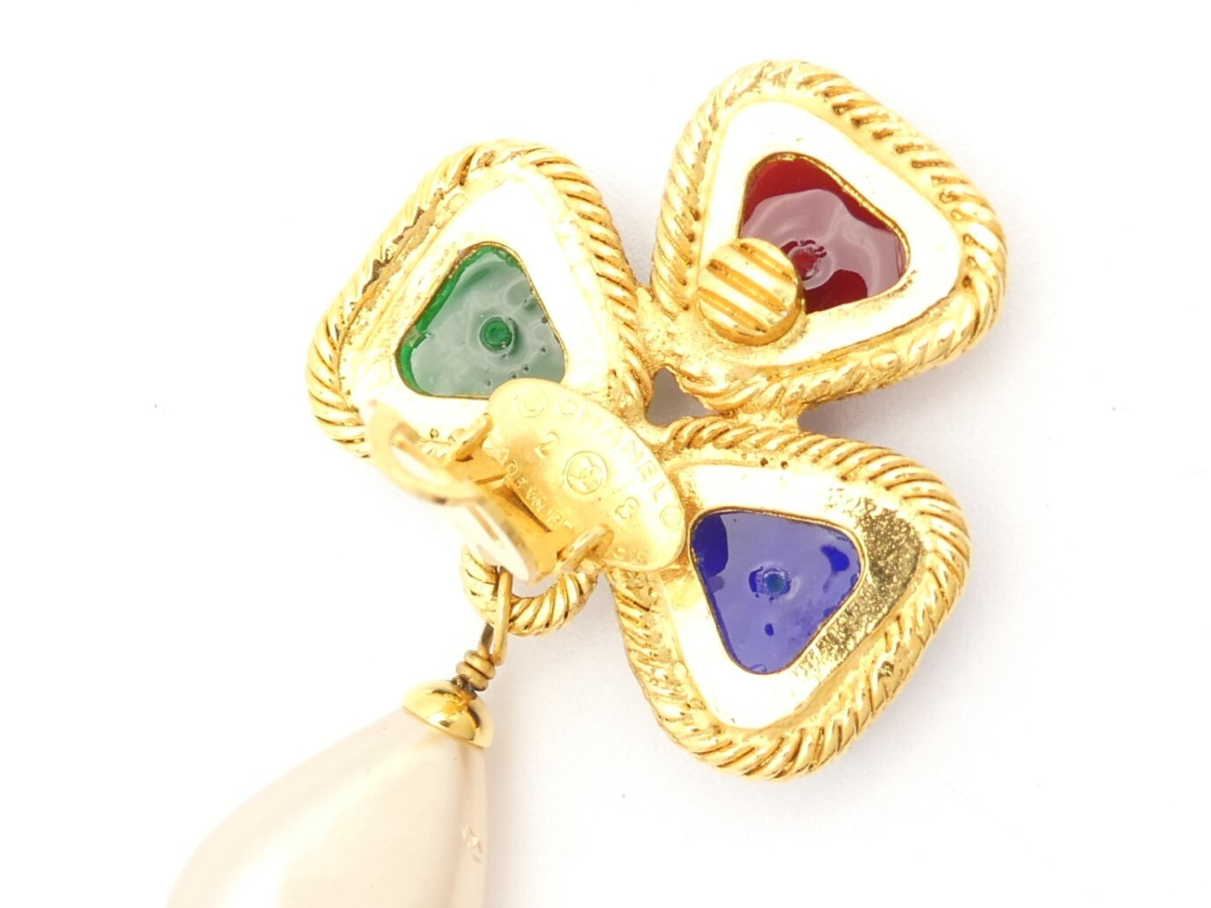 Pearl Gold Swing Earrings — view 6