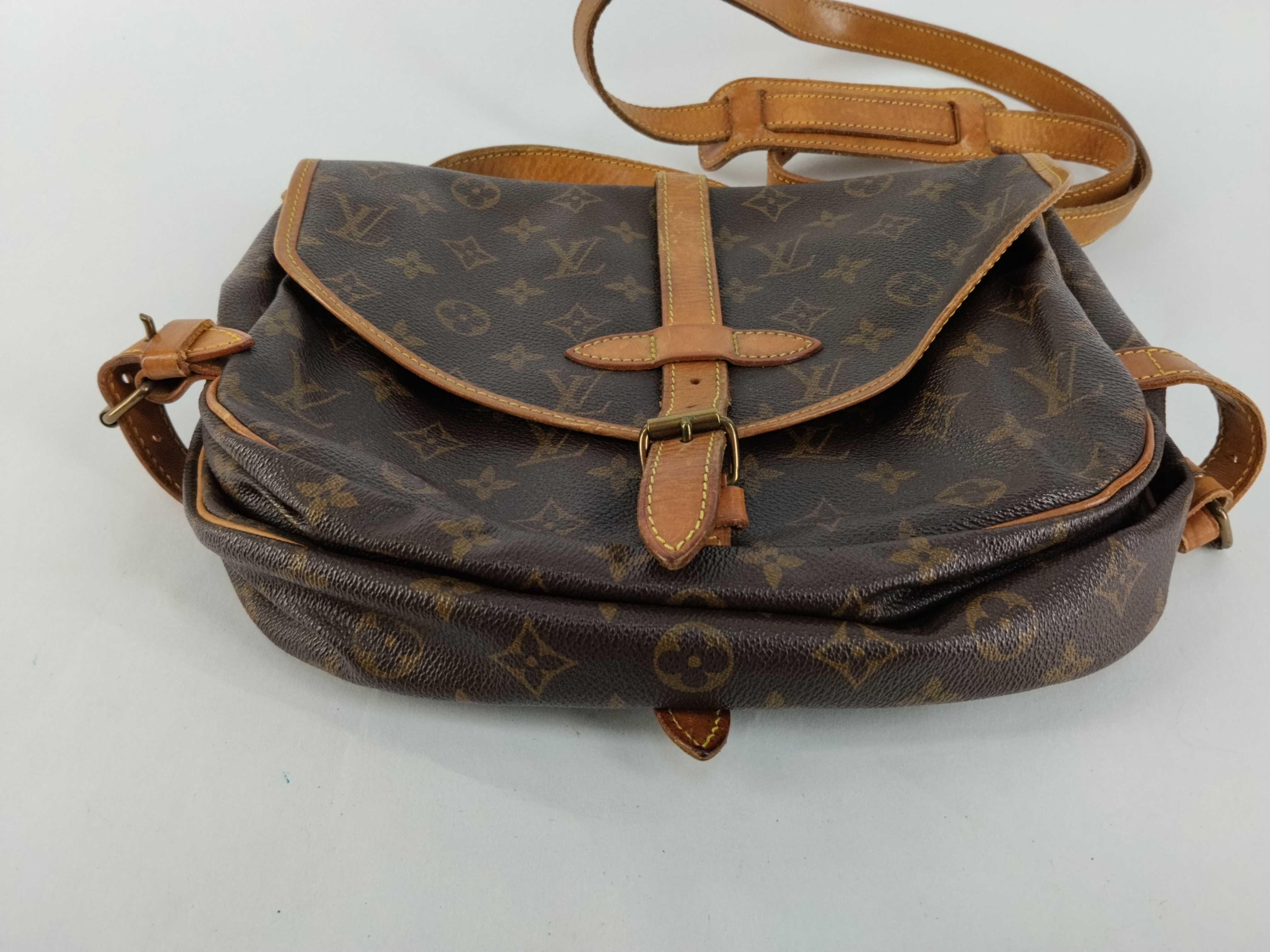 Monogram Vuitton Saumur Shoulder Bag — view 6