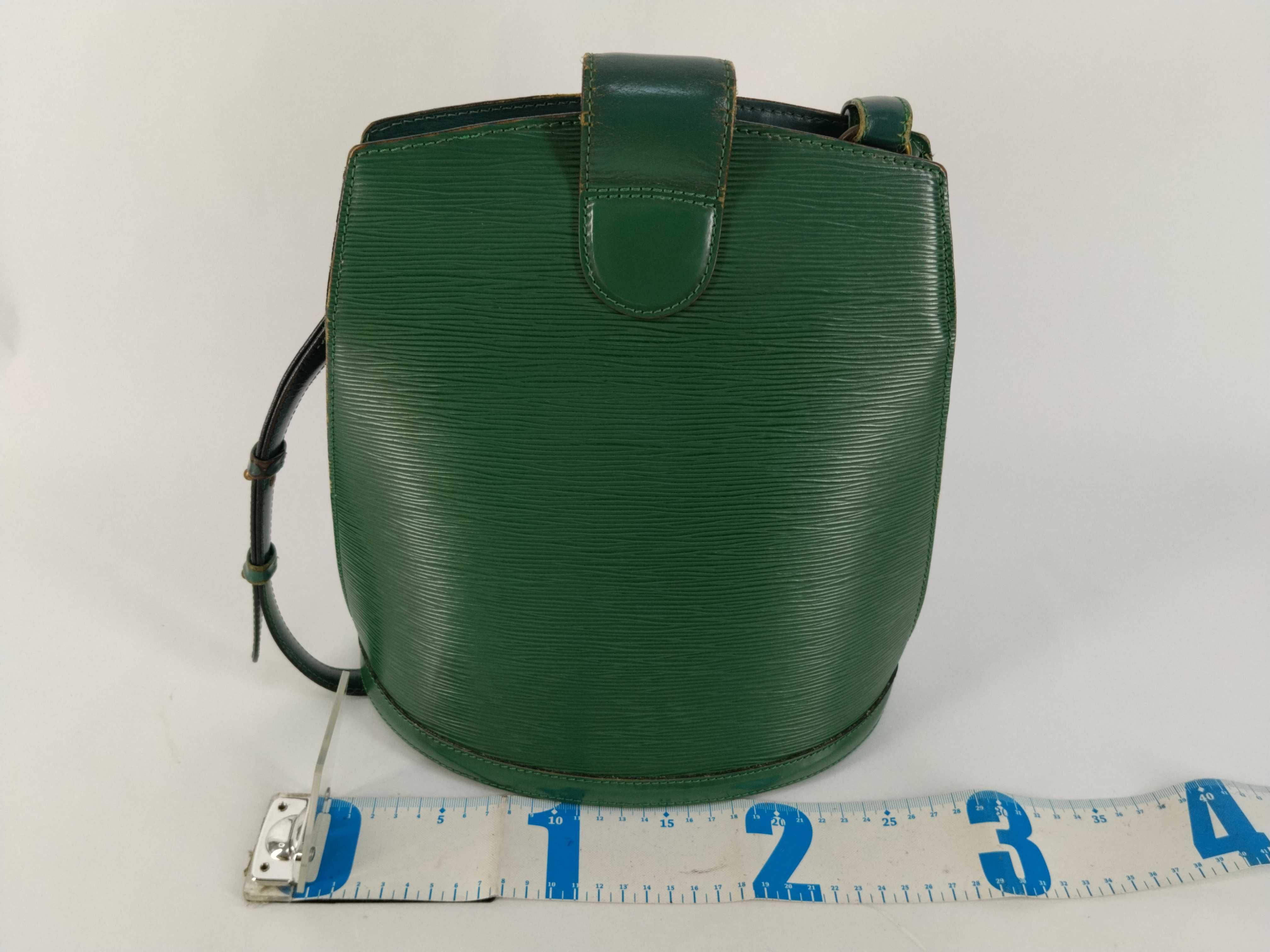 Epi Leather Shoulder Bag, Cluny, Borneo Green, M52254 — view 2