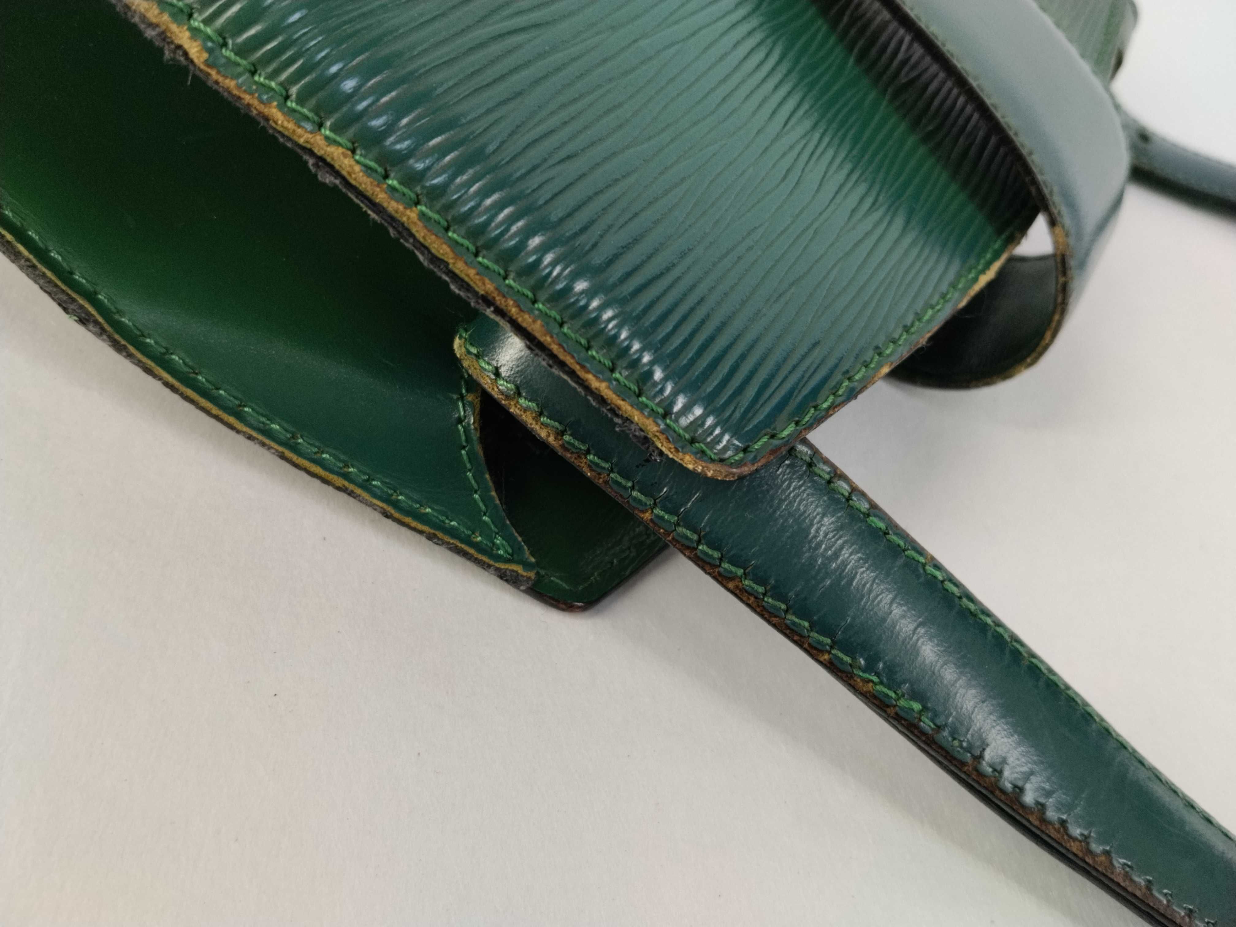 Epi Leather Shoulder Bag, Cluny, Borneo Green, M52254 — view 5