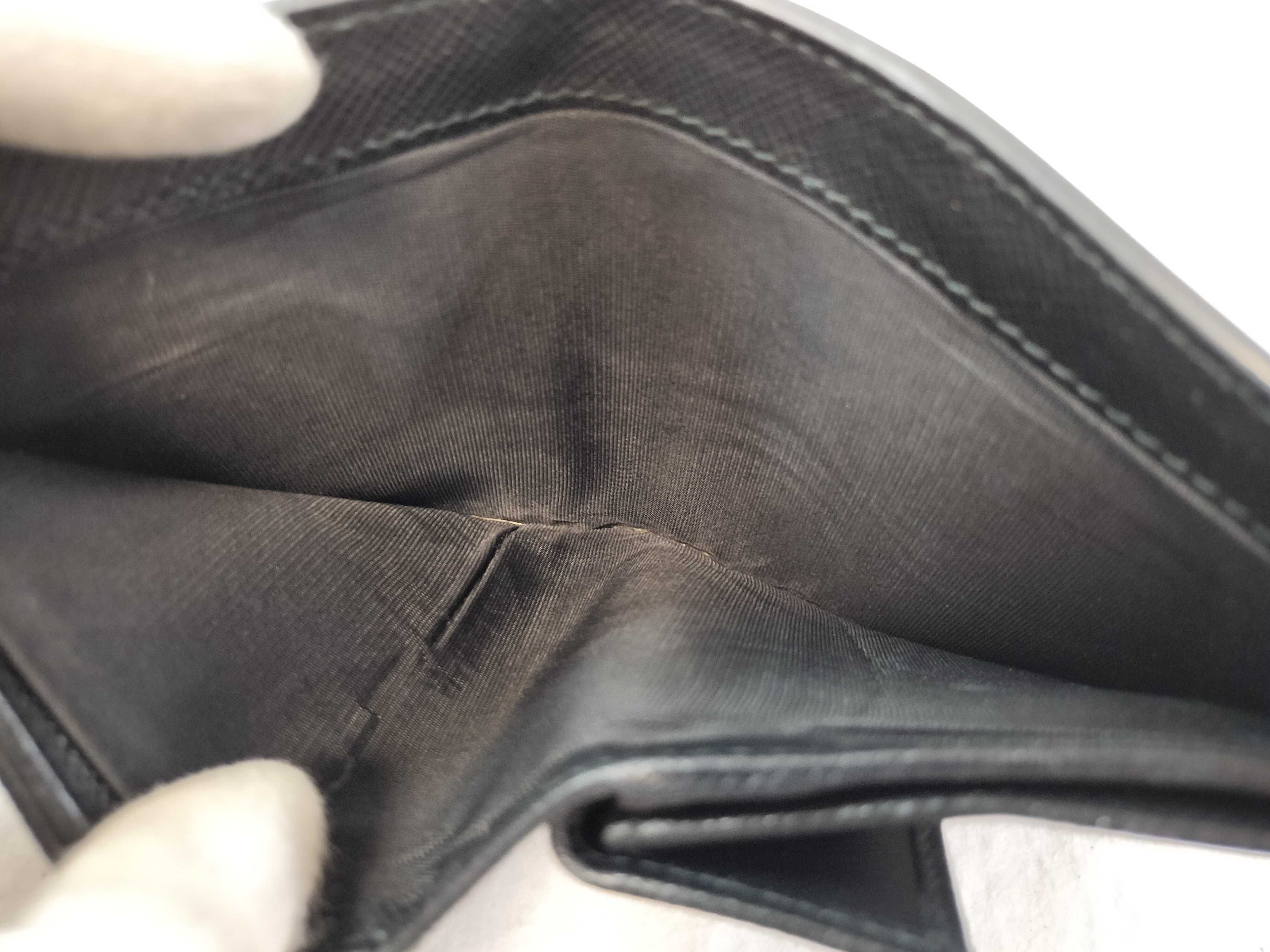 Saffiano Bi-fold Wallet with Black Logo — view 10