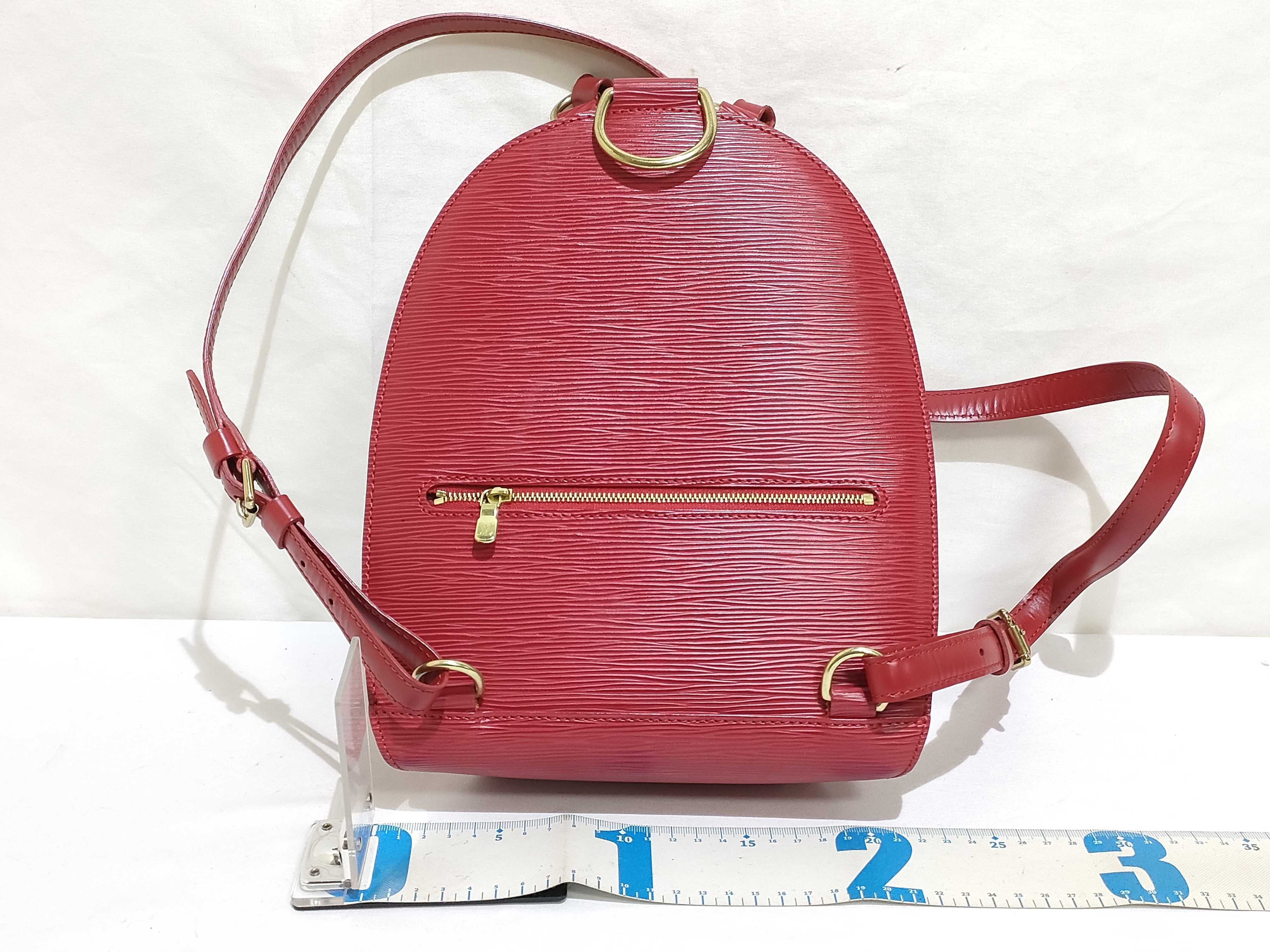 Epi Leather Backpack M52237 VI0043 Red — view 2