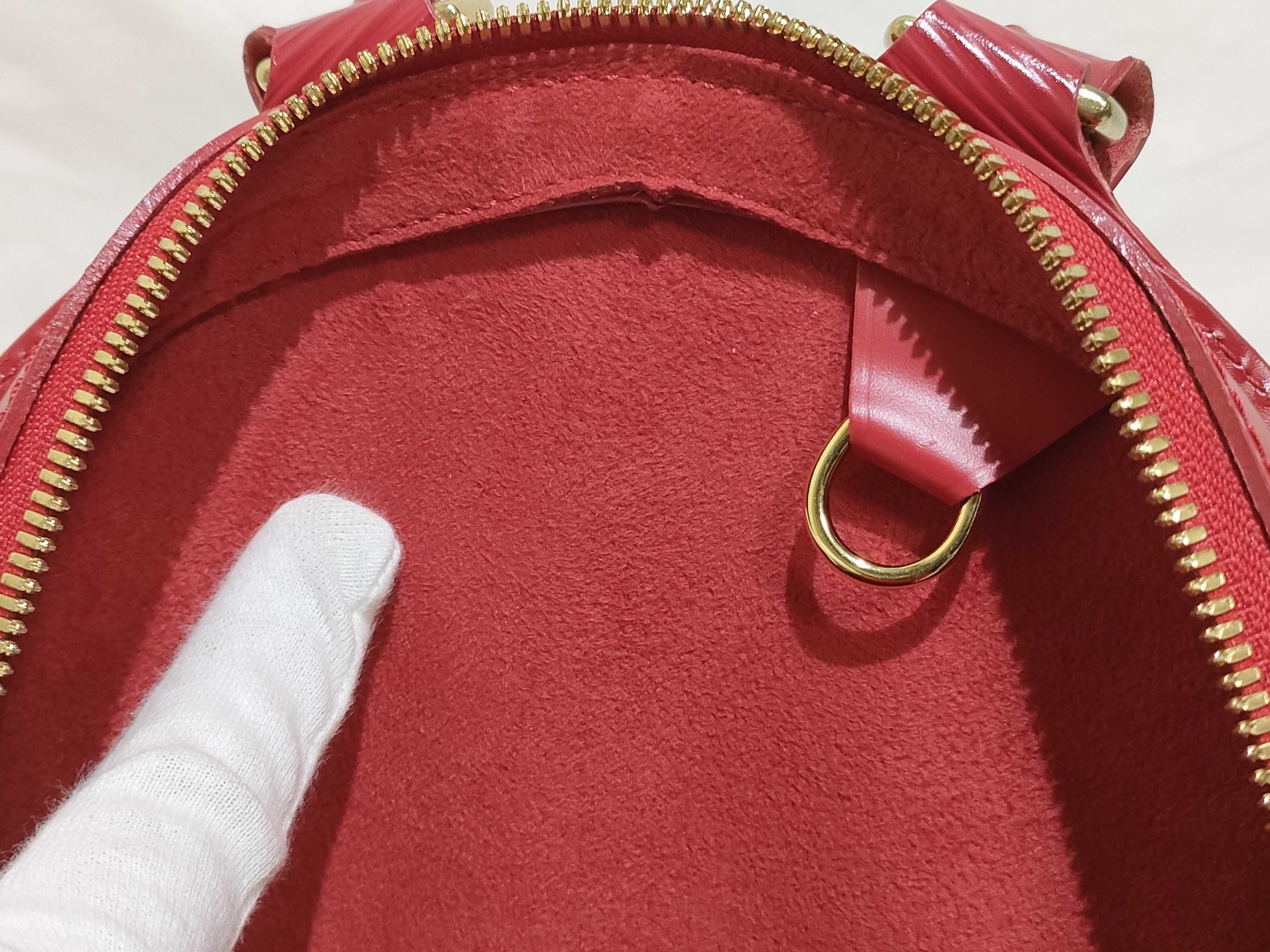 Epi Leather Backpack M52237 VI0043 Red — view 12