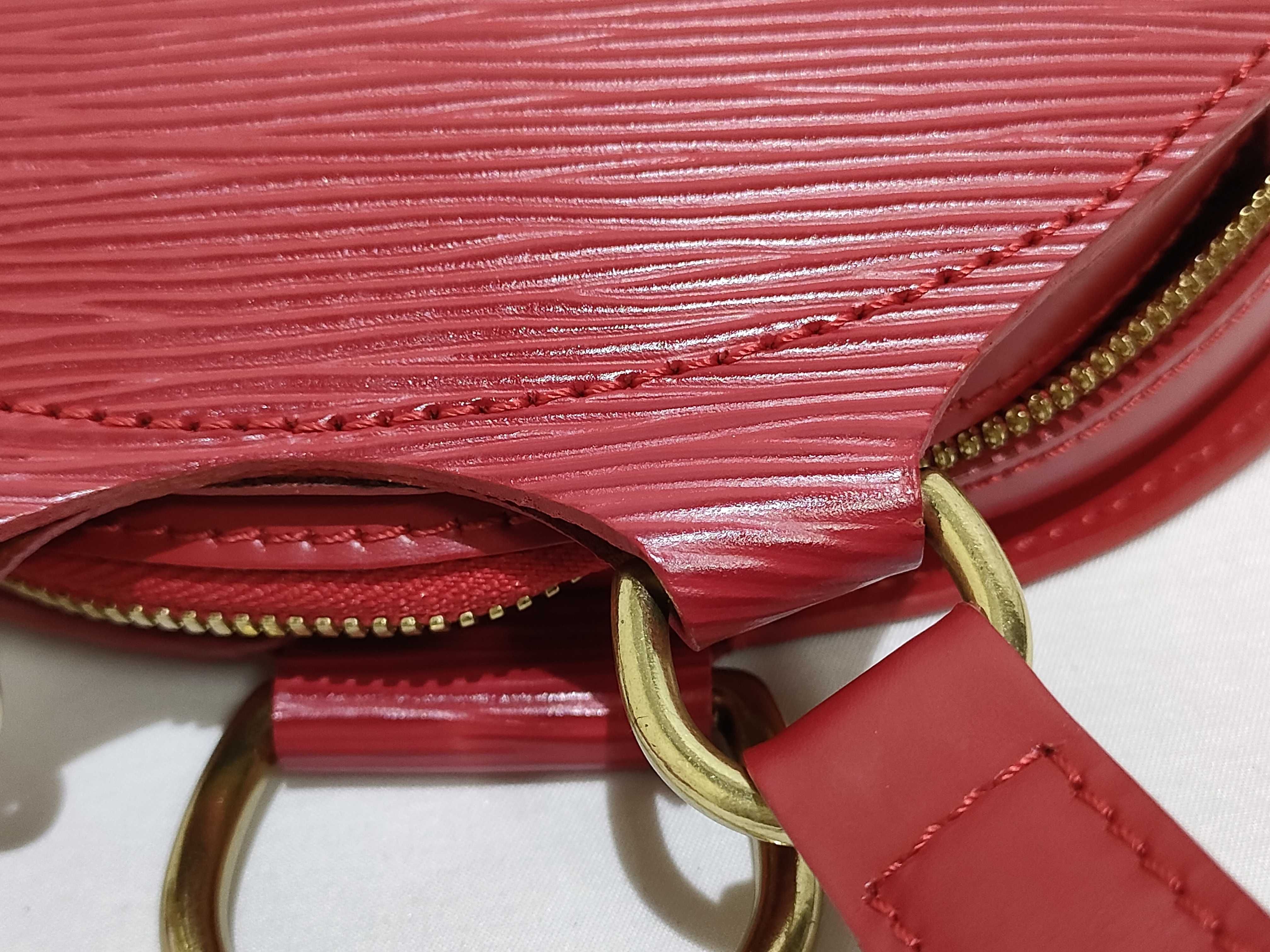 Epi Leather Backpack M52237 VI0043 Red — view 13