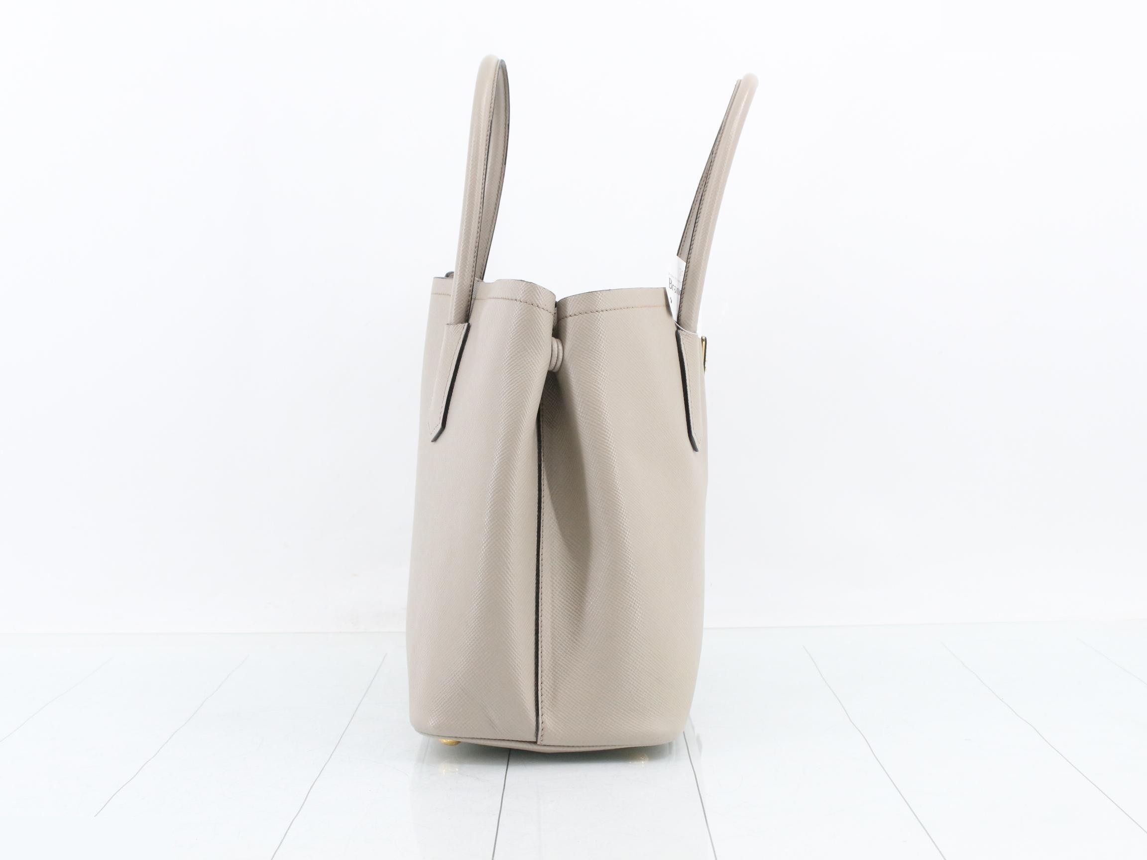 Galleria Saffiano handbag, greige — view 4
