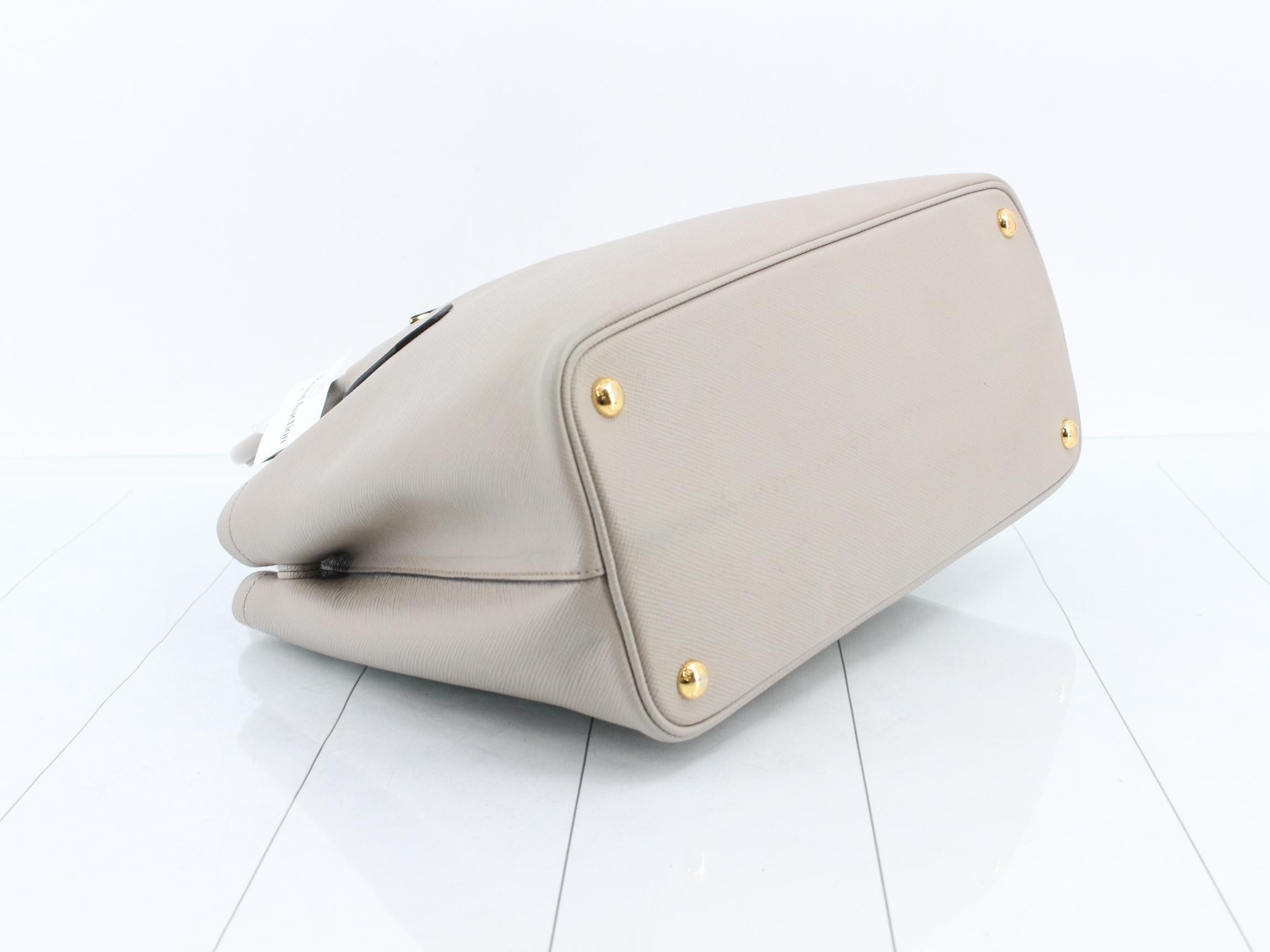 Galleria Saffiano handbag, greige — view 5