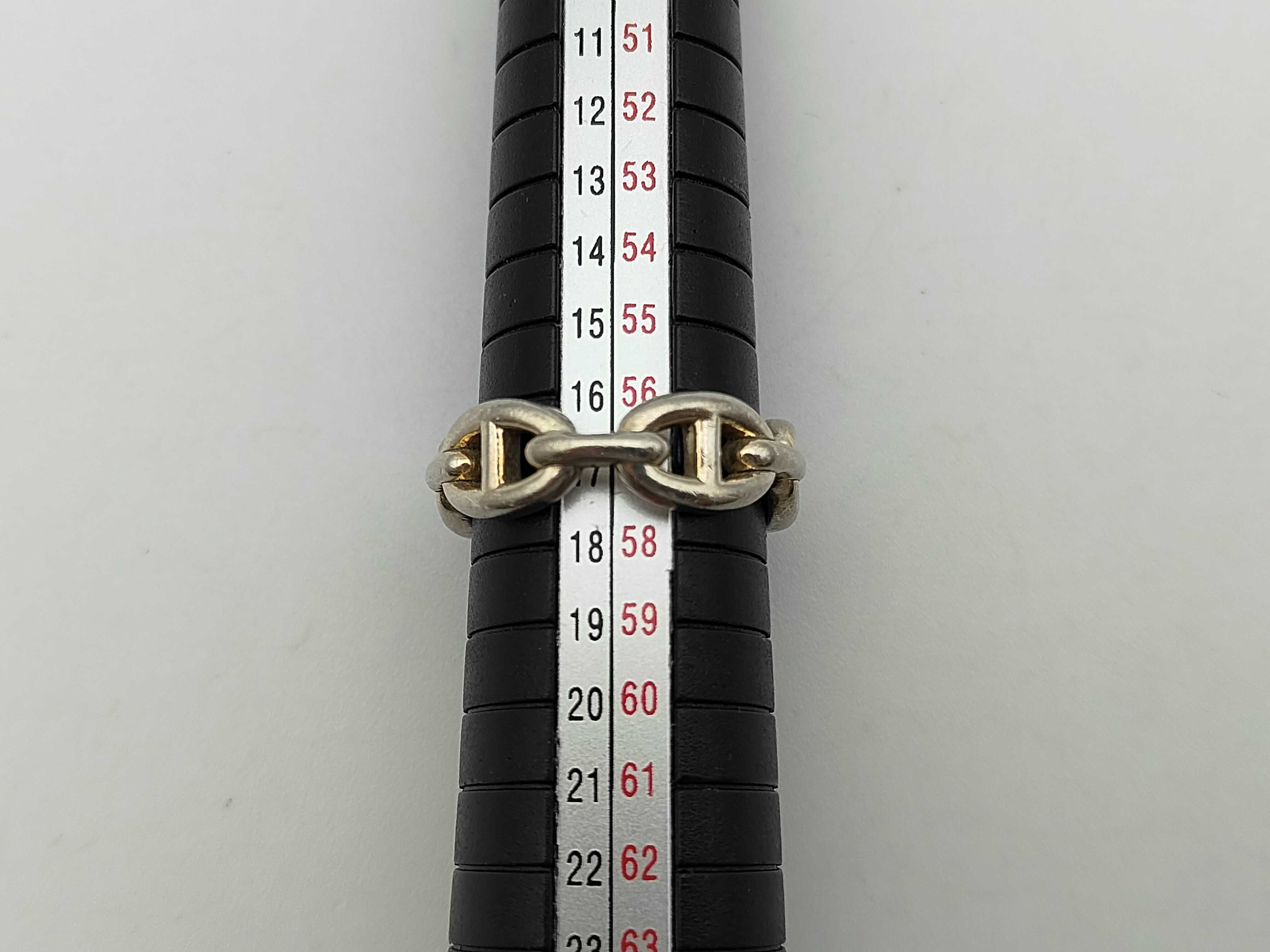 Chaine d'Ancre Enchainée Ring, Ag925, #57, 6.4g. — view 3