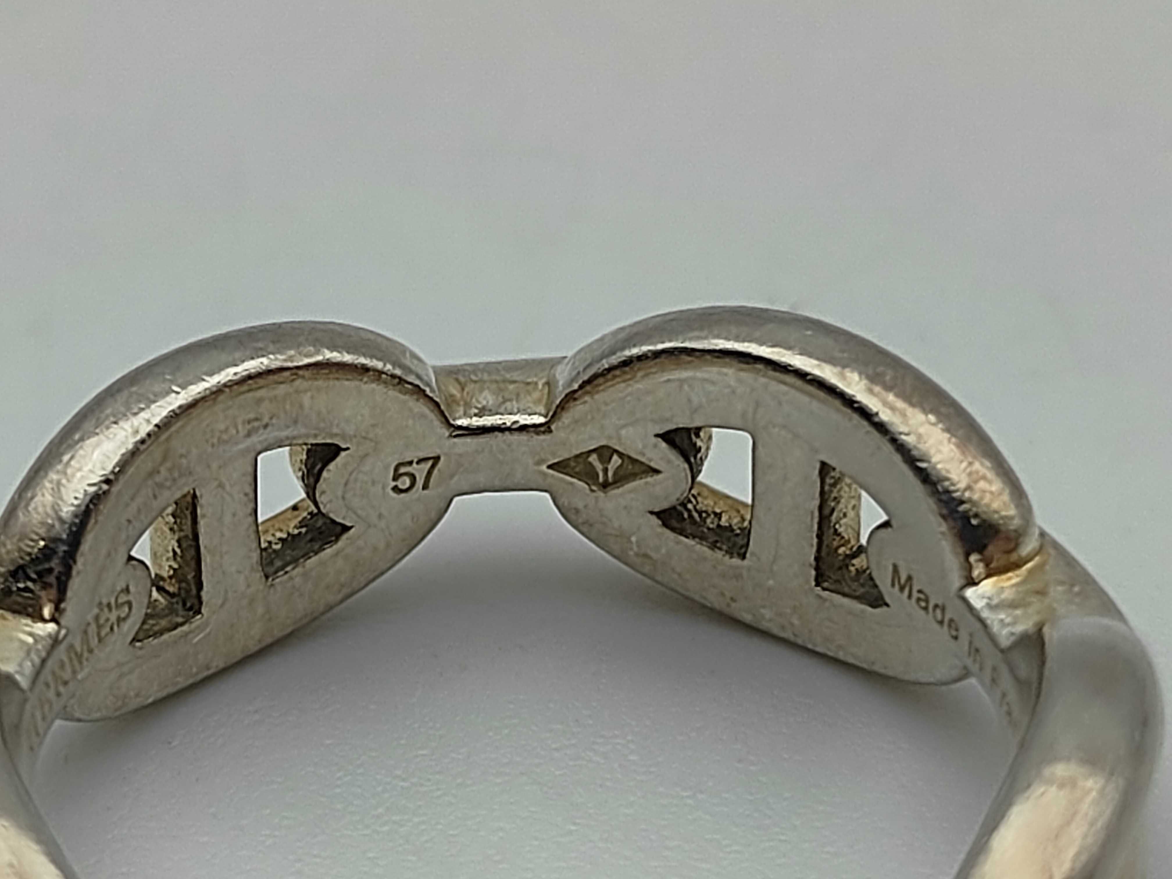 Chaine d'Ancre Enchainée Ring, Ag925, #57, 6.4g. — view 7