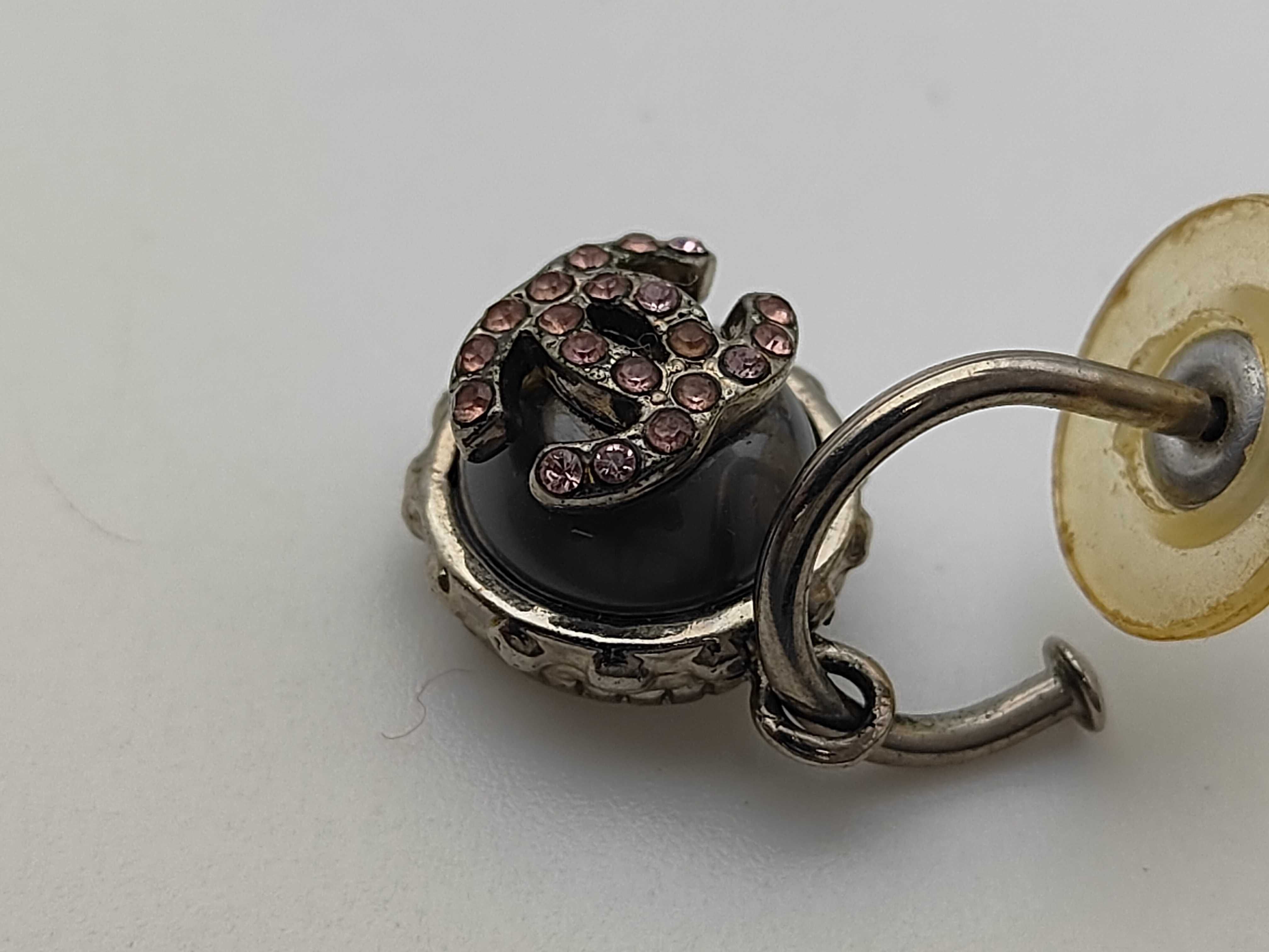 02C Earrings, Coco Mark, Rhinestone Earrings — view 5