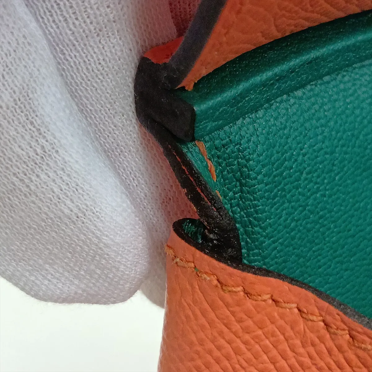 [Individually packaged] Hermes Birkin 30 Letournée Veau Epsom Flamingo x Malachite Gold Hardware R: 2014 Personal Order — view 14