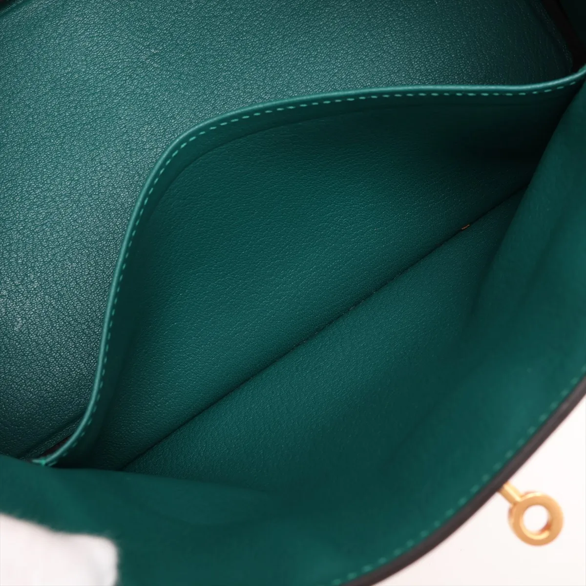 [Individually packaged] Hermes Birkin 30 Letournée Veau Epsom Flamingo x Malachite Gold Hardware R: 2014 Personal Order — view 8