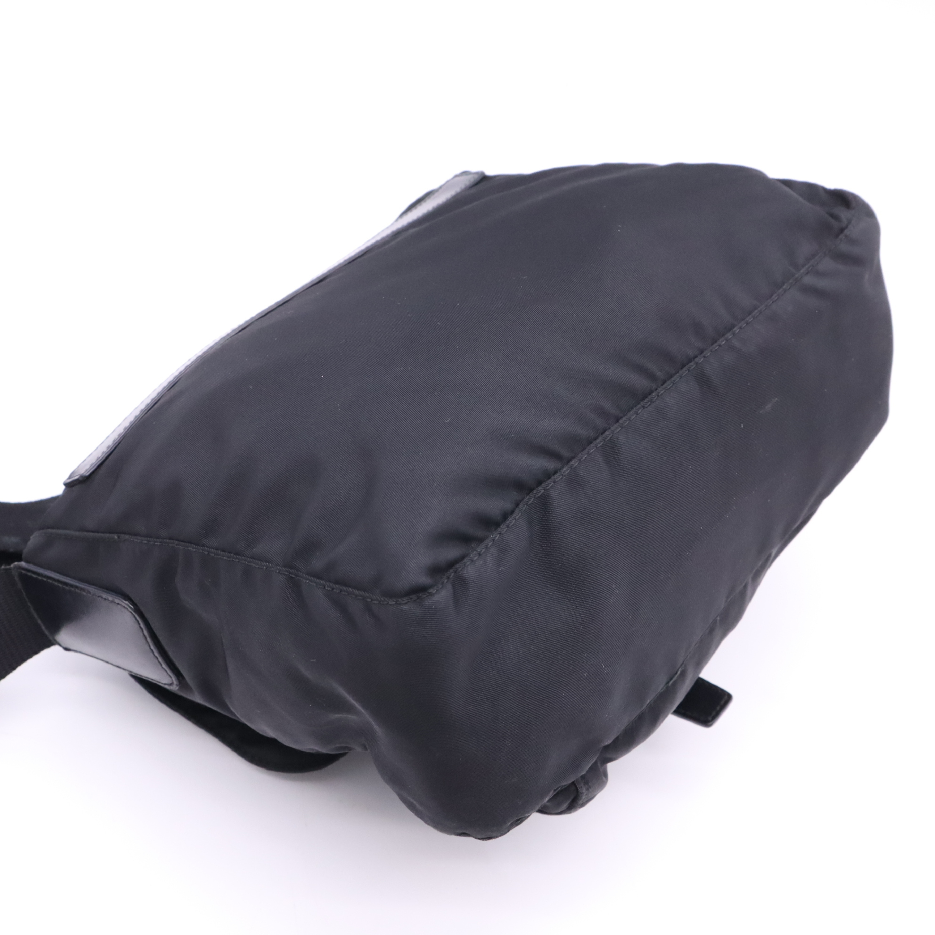 BT8994 Nylon Shoulder Bag, Black Shoulder Bag — view 4