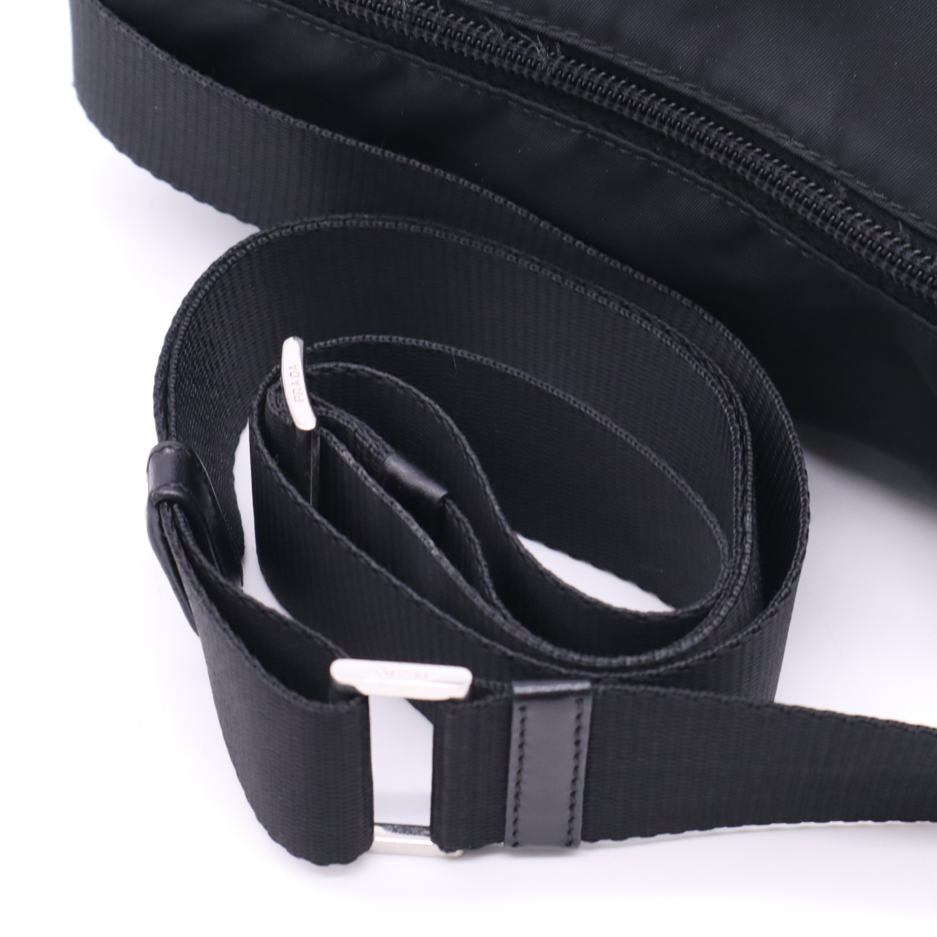 BT8994 Nylon Shoulder Bag, Black Shoulder Bag — view 7