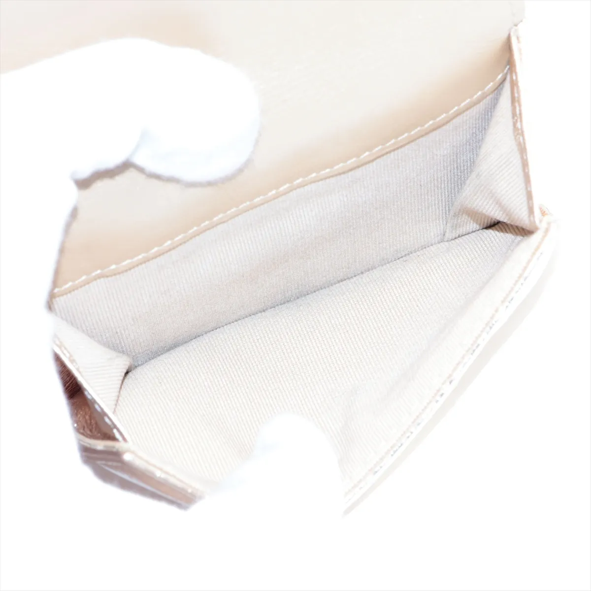 19 Lambskin Compact Wallet Gold Silver Hardware 31806806 — view 7