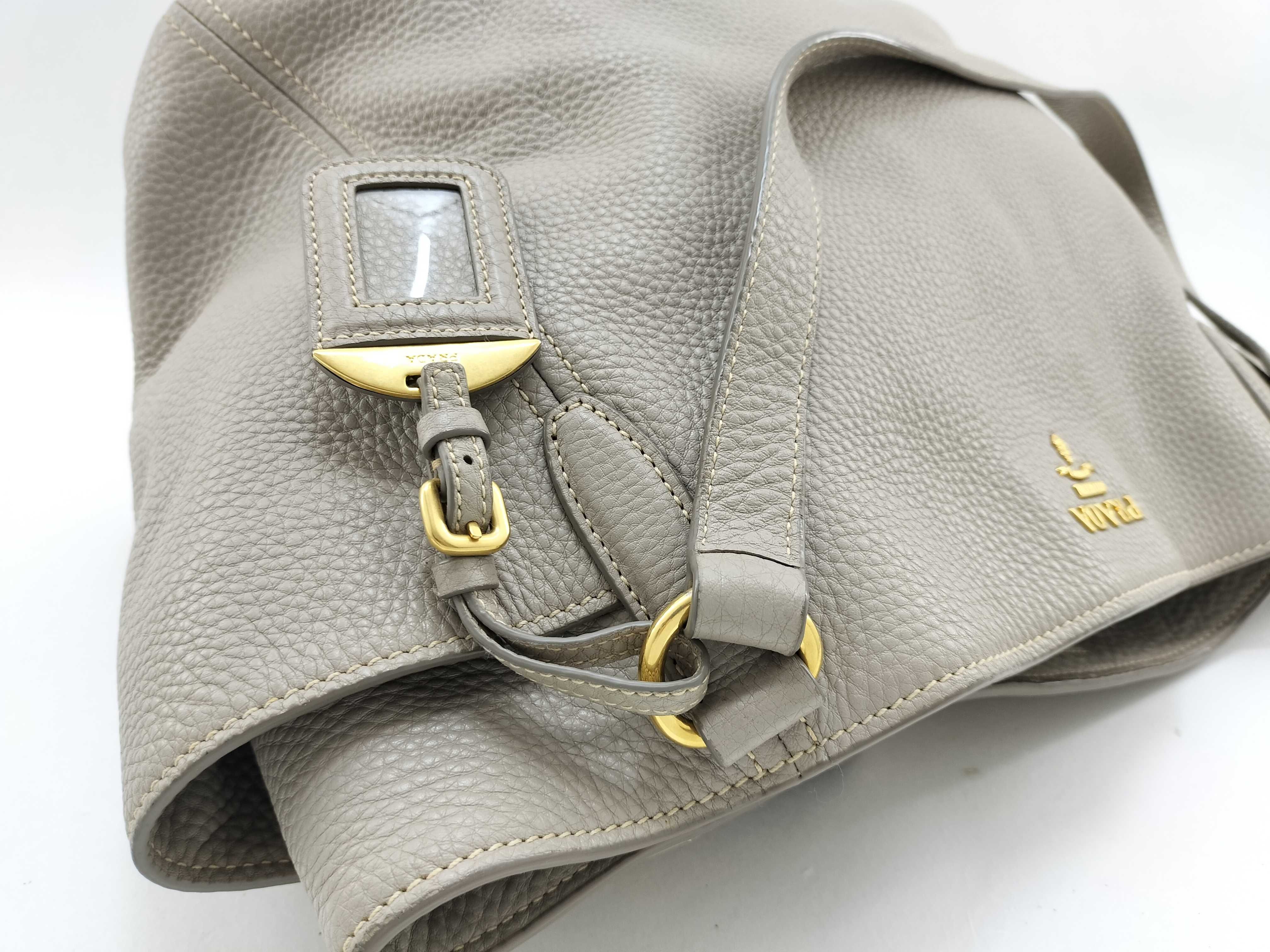 Vitello Daino Side-Pocket Shopper Bag BR4970 Shoulder Bag — view 7