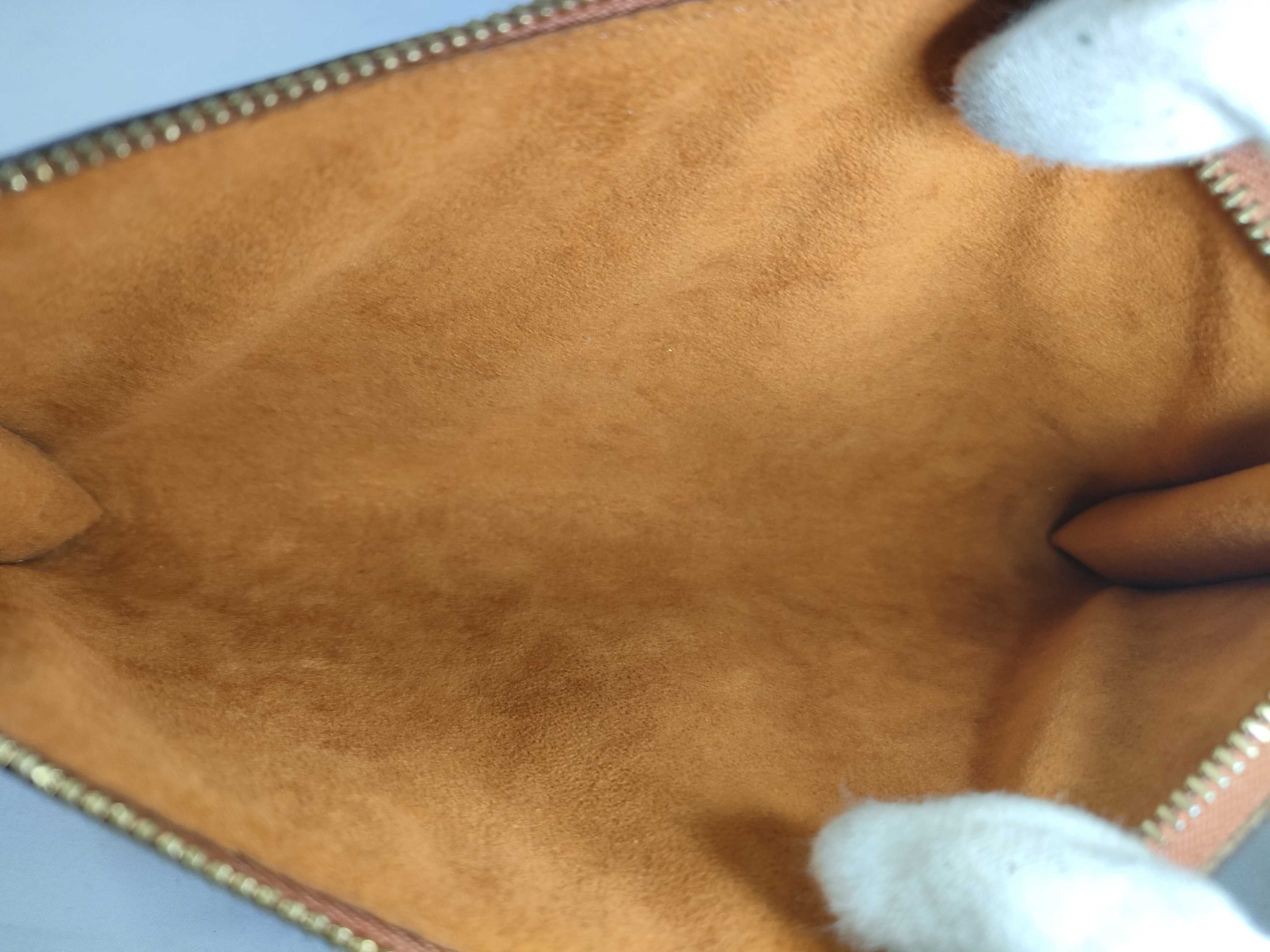 Epi Sac Depaule Brown Shoulder Bag with Pouch — view 13