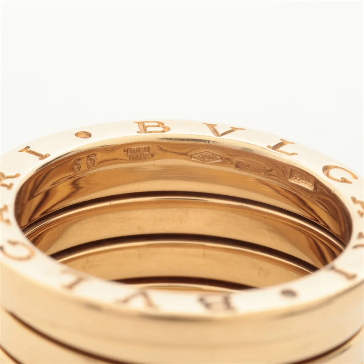 B.zero1 Ring, 750 (Yellow Gold), 13.3g, 55 (Dents) — view 3