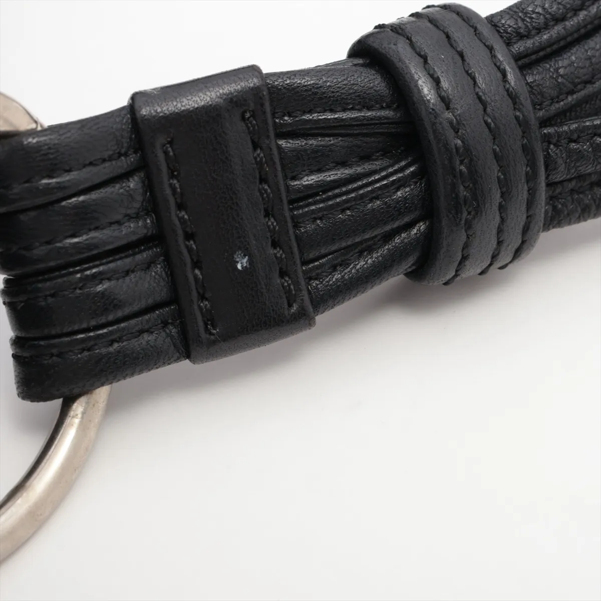 Anagram Leather Handbag Black — view 14