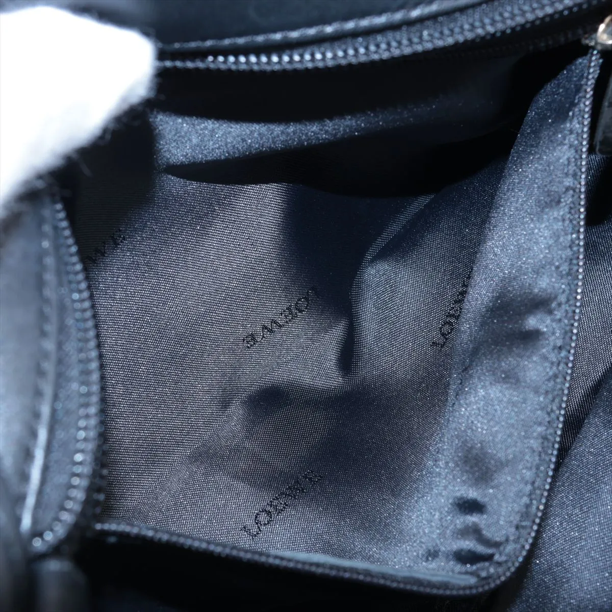 Anagram Leather Handbag Black — view 8