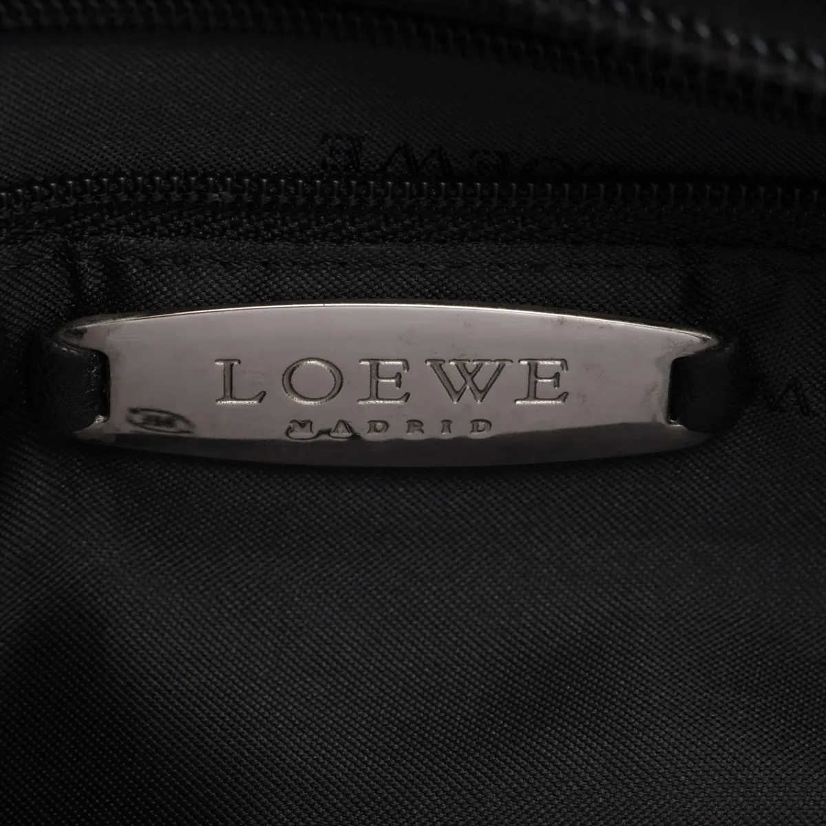 Anagram Leather Handbag Black — view 10