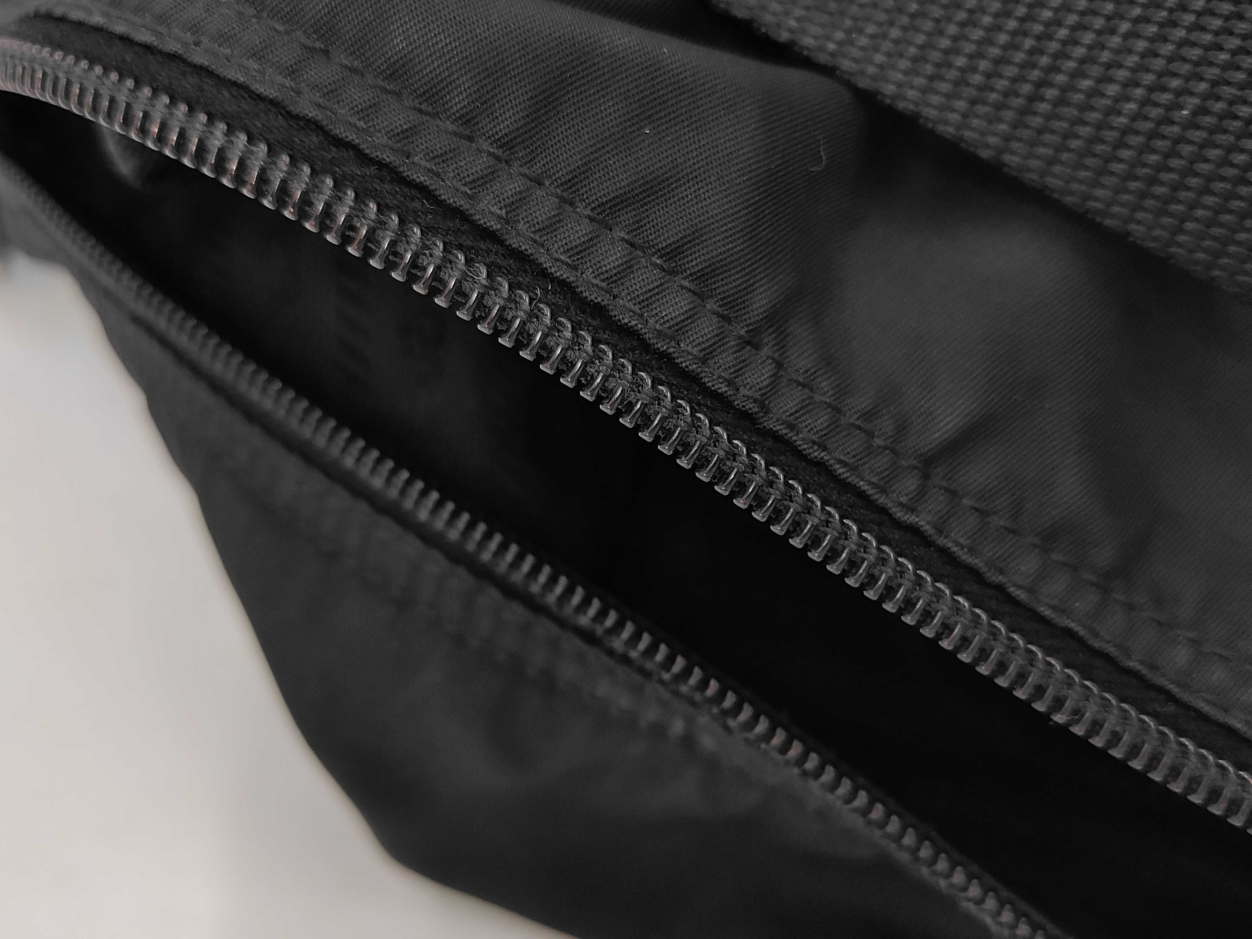 Nylon Tessuto Shoulder Bag, Black — view 11
