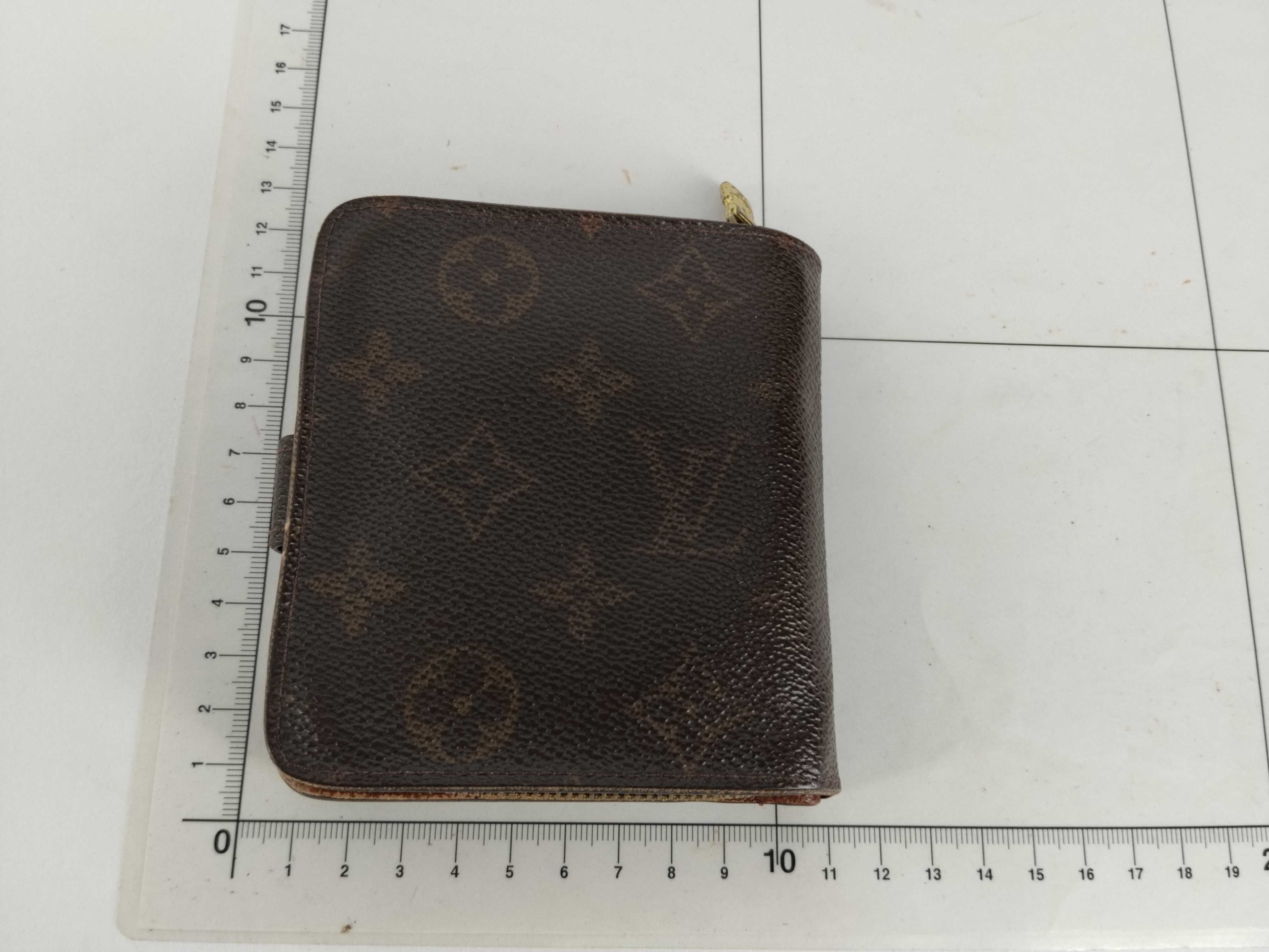 Monogram LV Compact Zip Wallet Brown — view 2