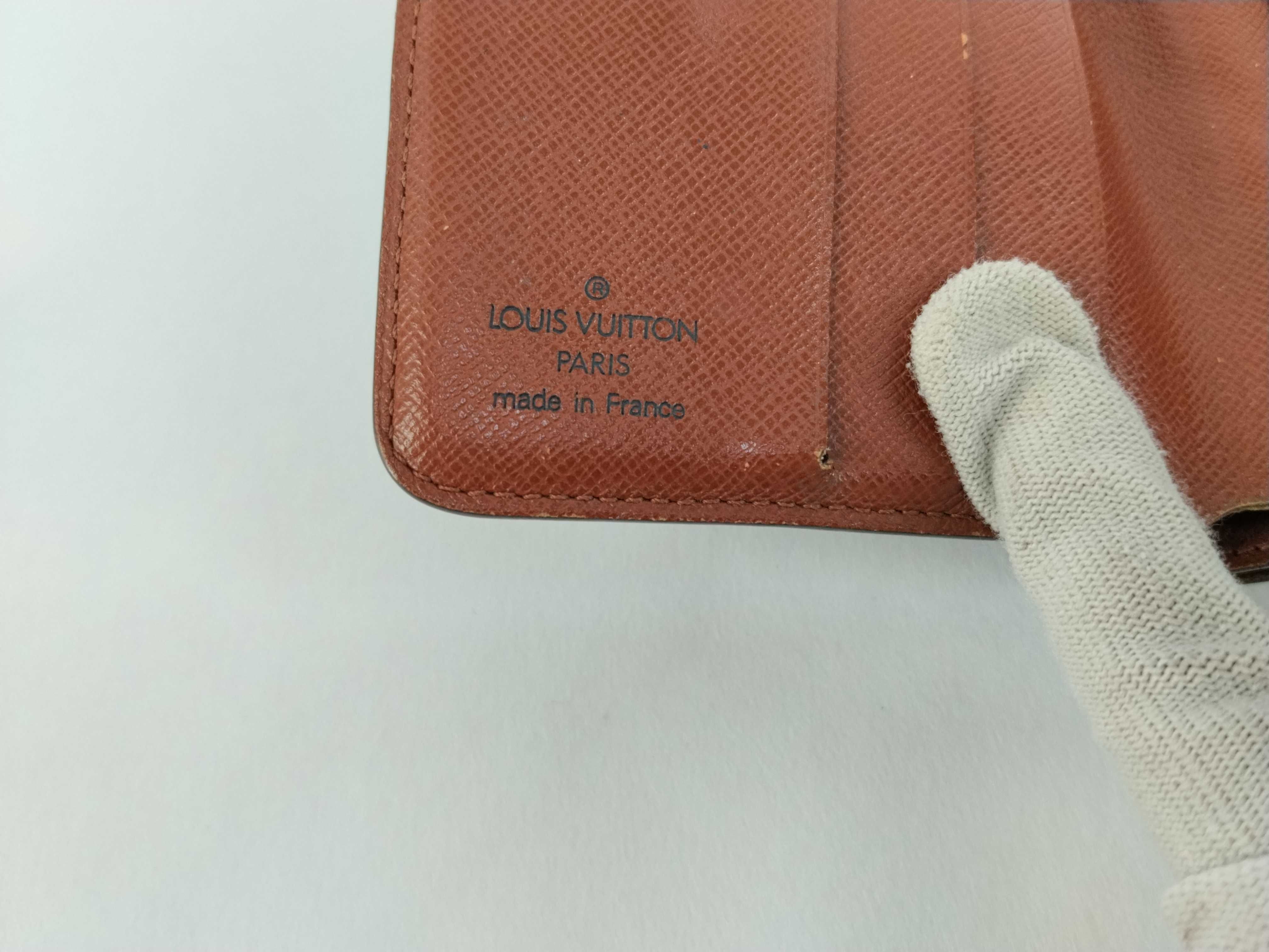 Monogram LV Compact Zip Wallet Brown — view 12