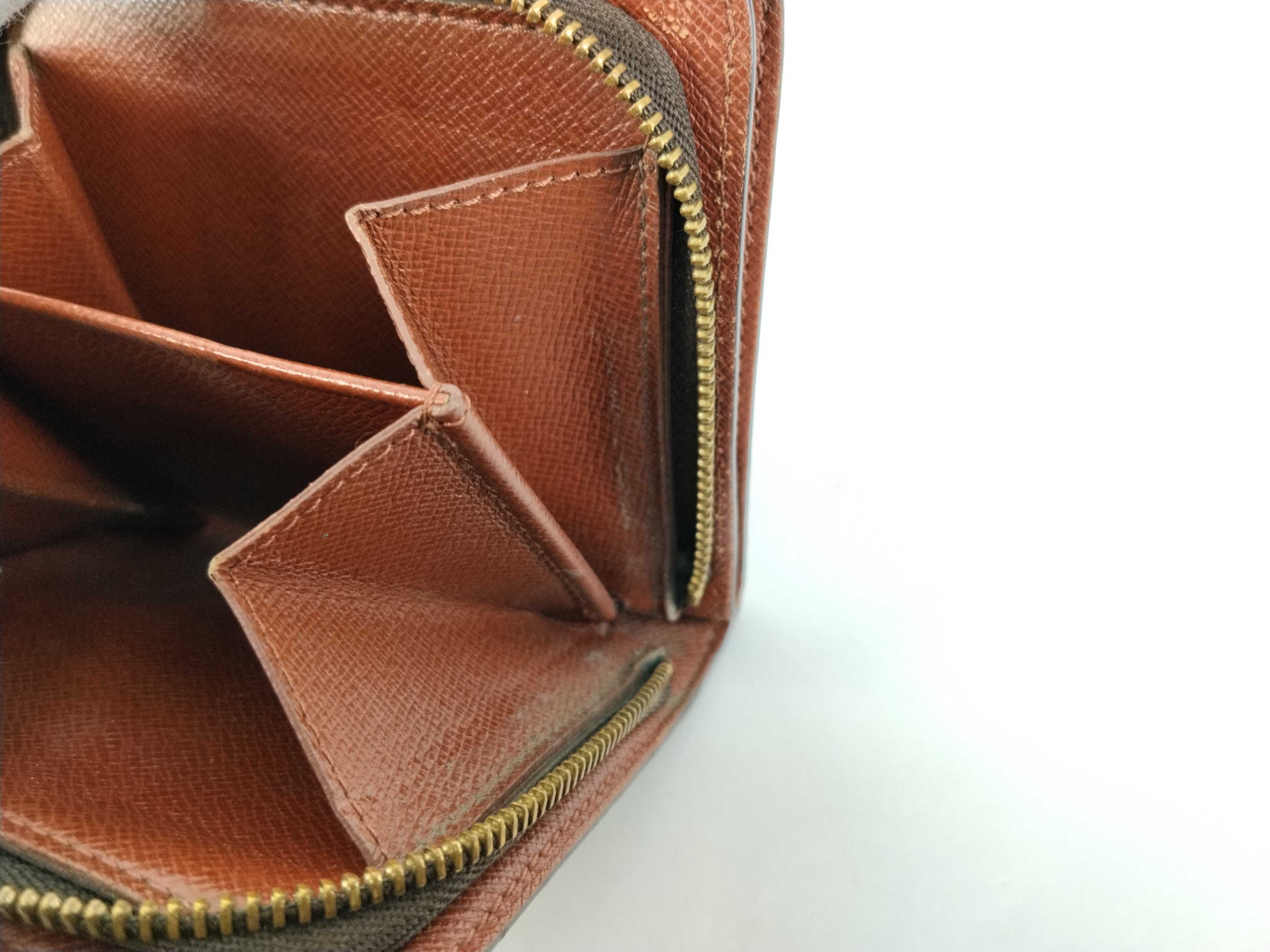 Monogram LV Compact Zip Wallet Brown — view 15