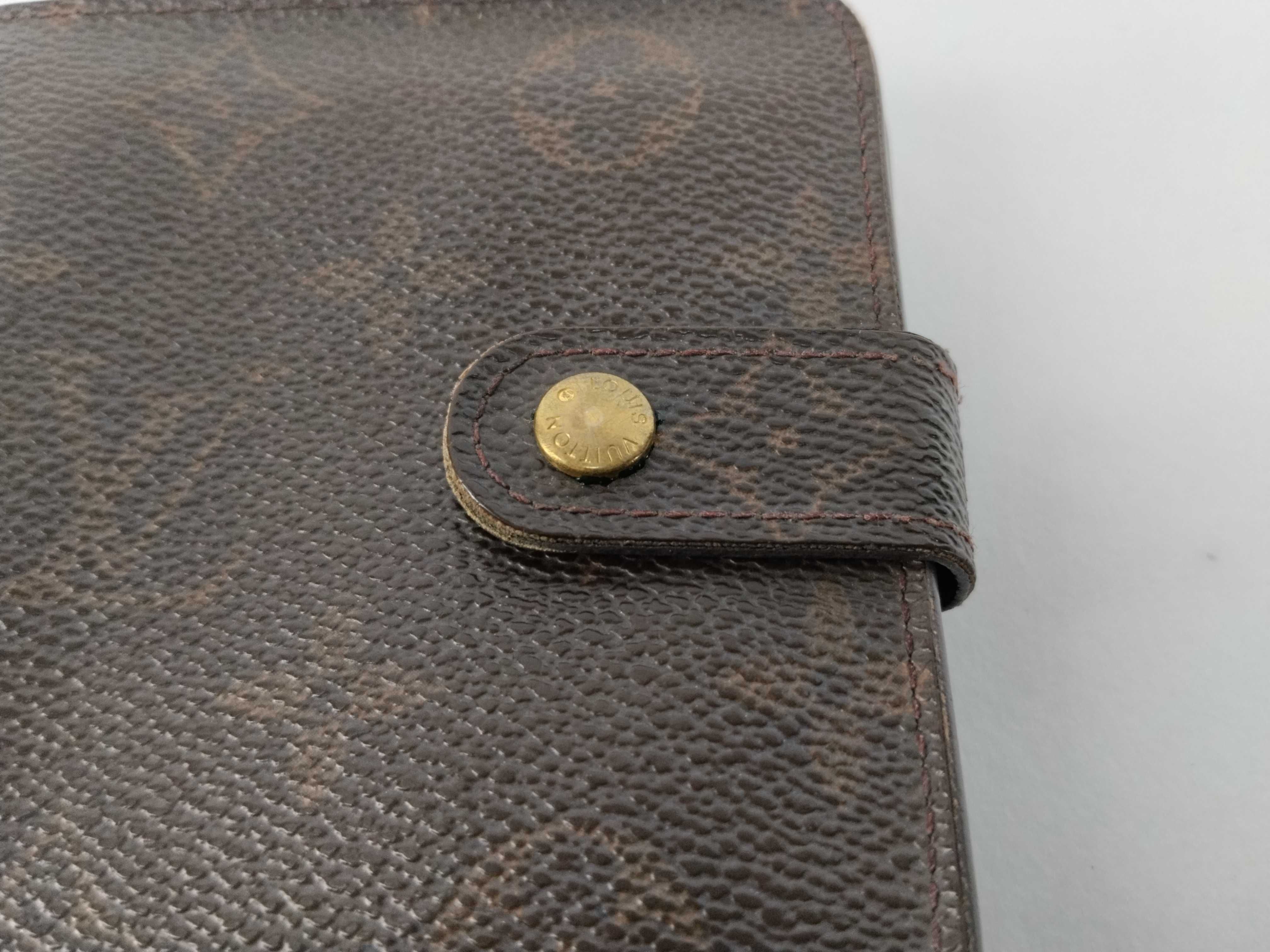 Monogram LV Compact Zip Wallet Brown — view 9