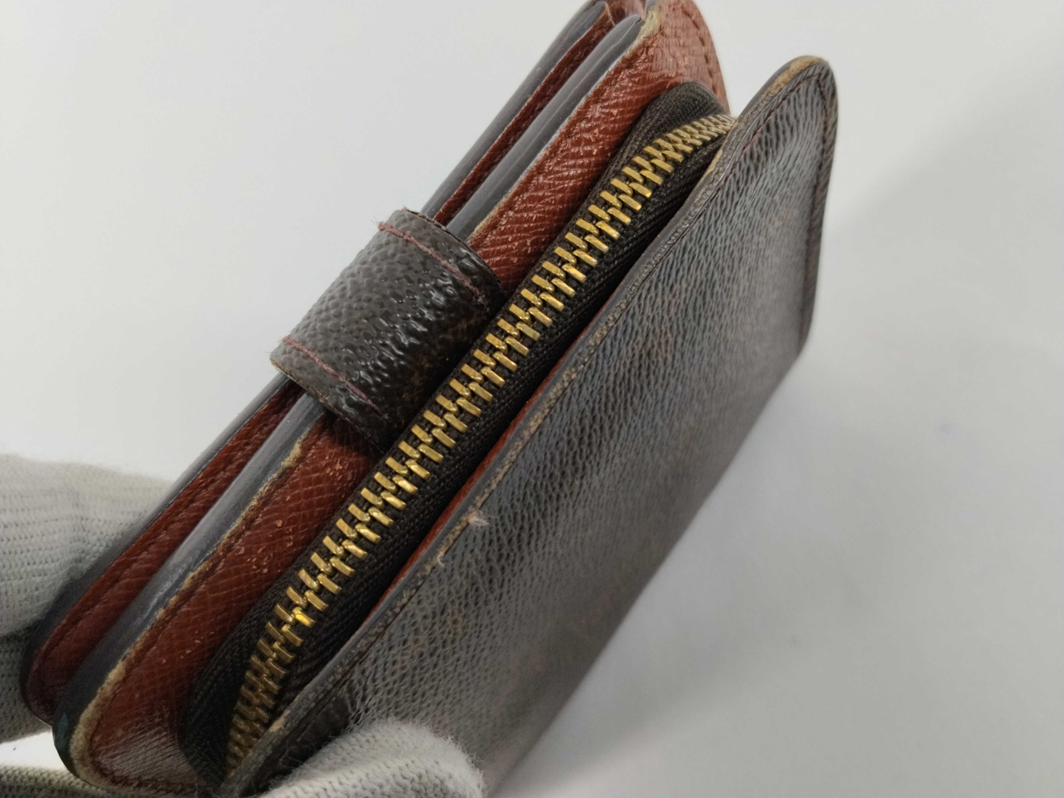 Monogram LV Compact Zip Wallet Brown — view 10