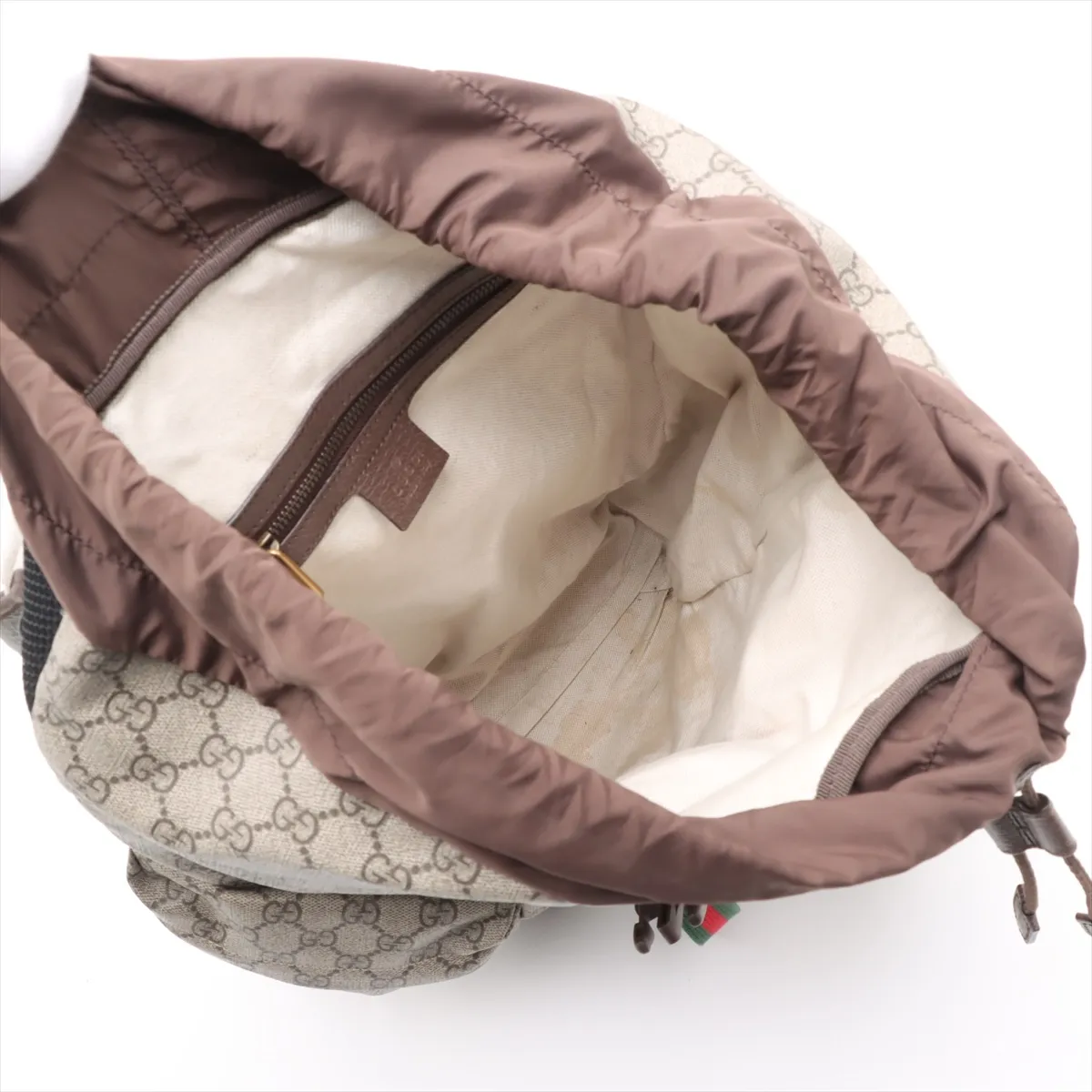GG Supreme PVC Backpack/Rucksack Beige 690999 — view 7